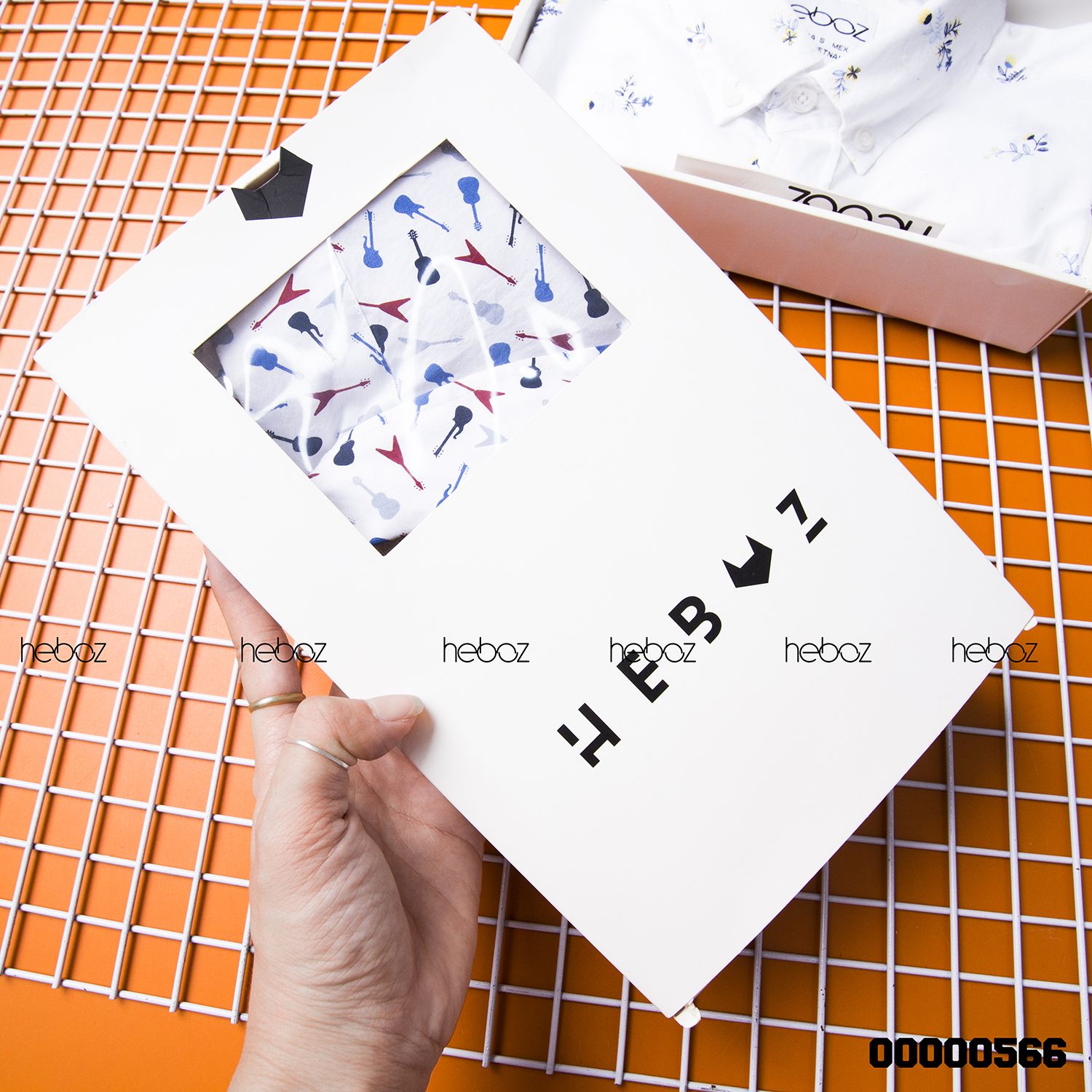 Áo SM HB cotton họa tiết 2M