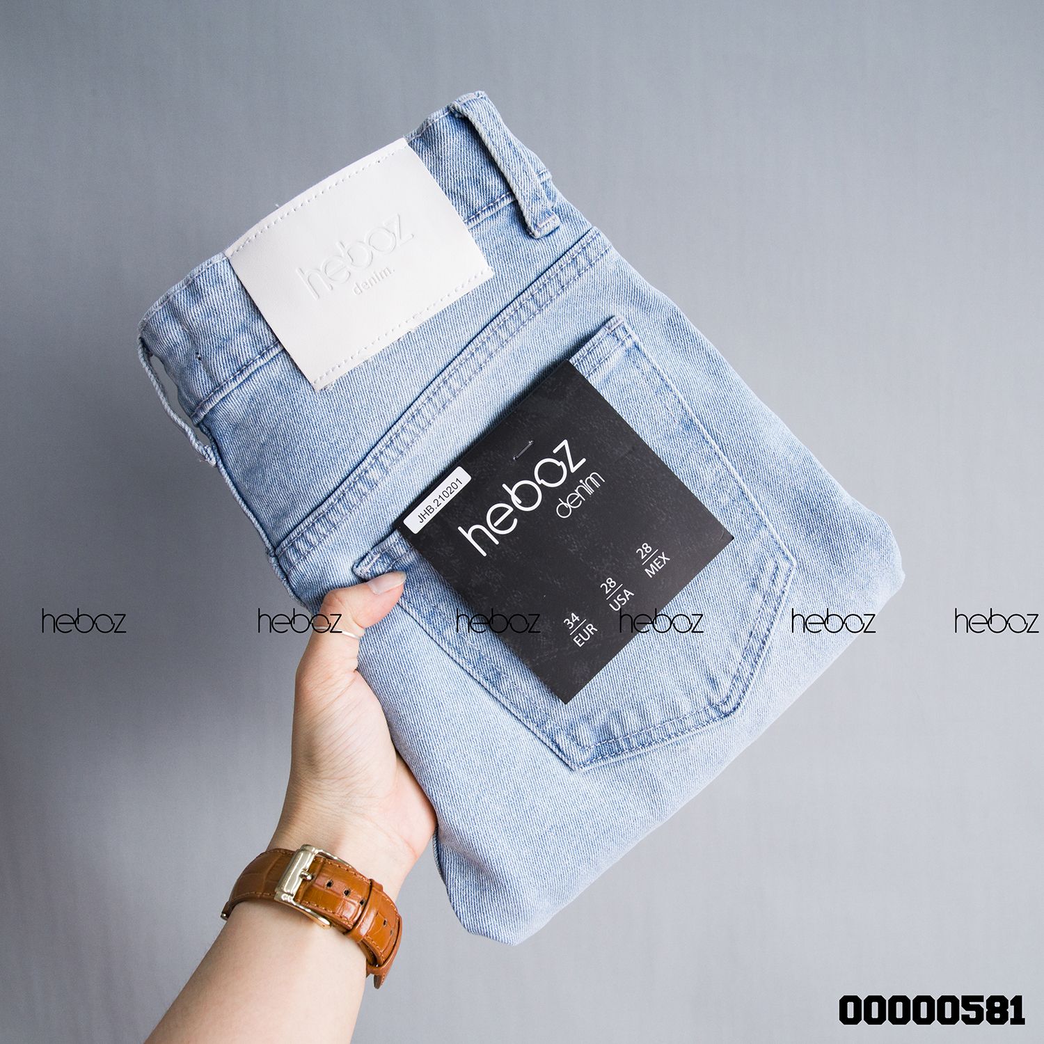 Quần jean Heboz 210201(rách) - 00000581