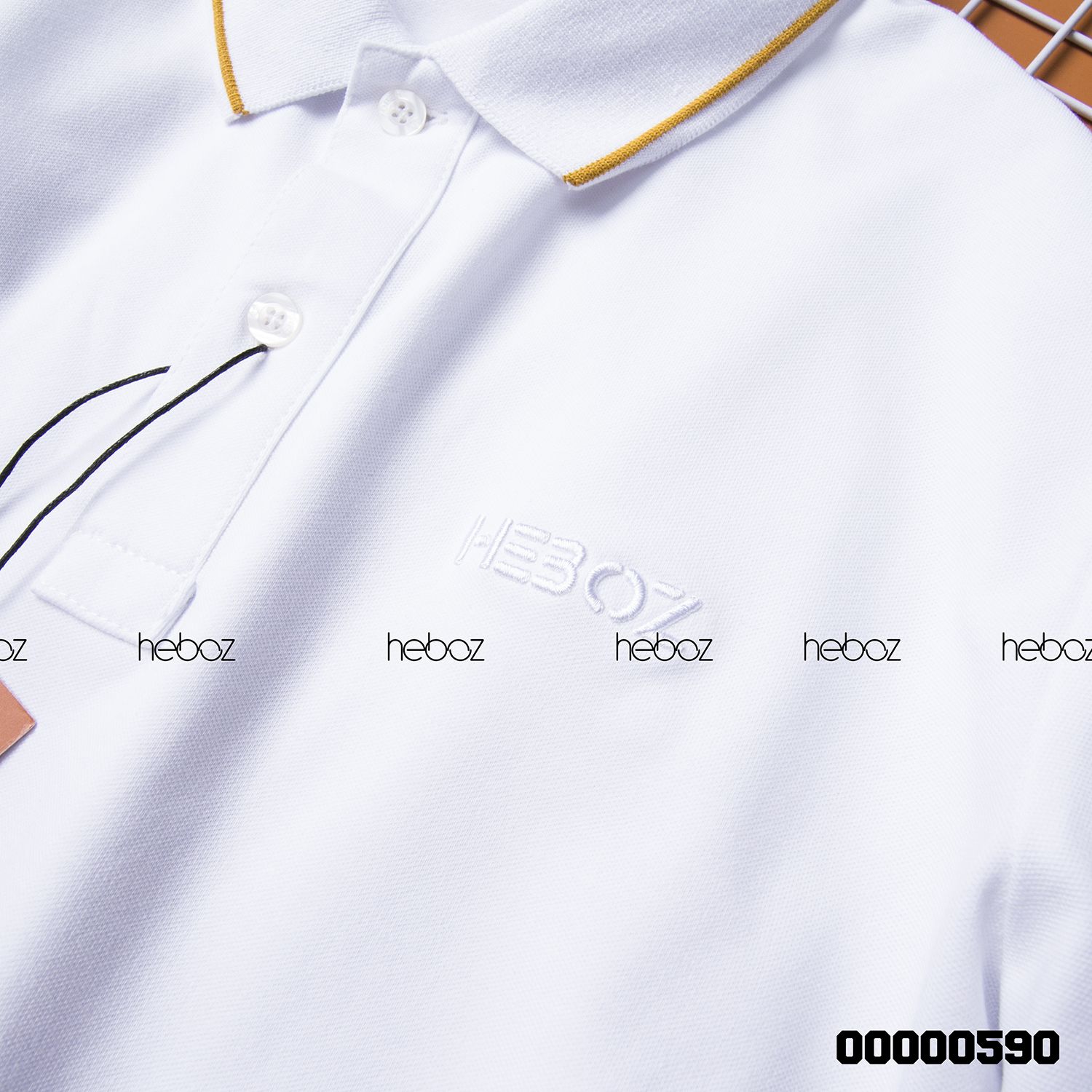 Áo polo Heboz chữ thêu 2M