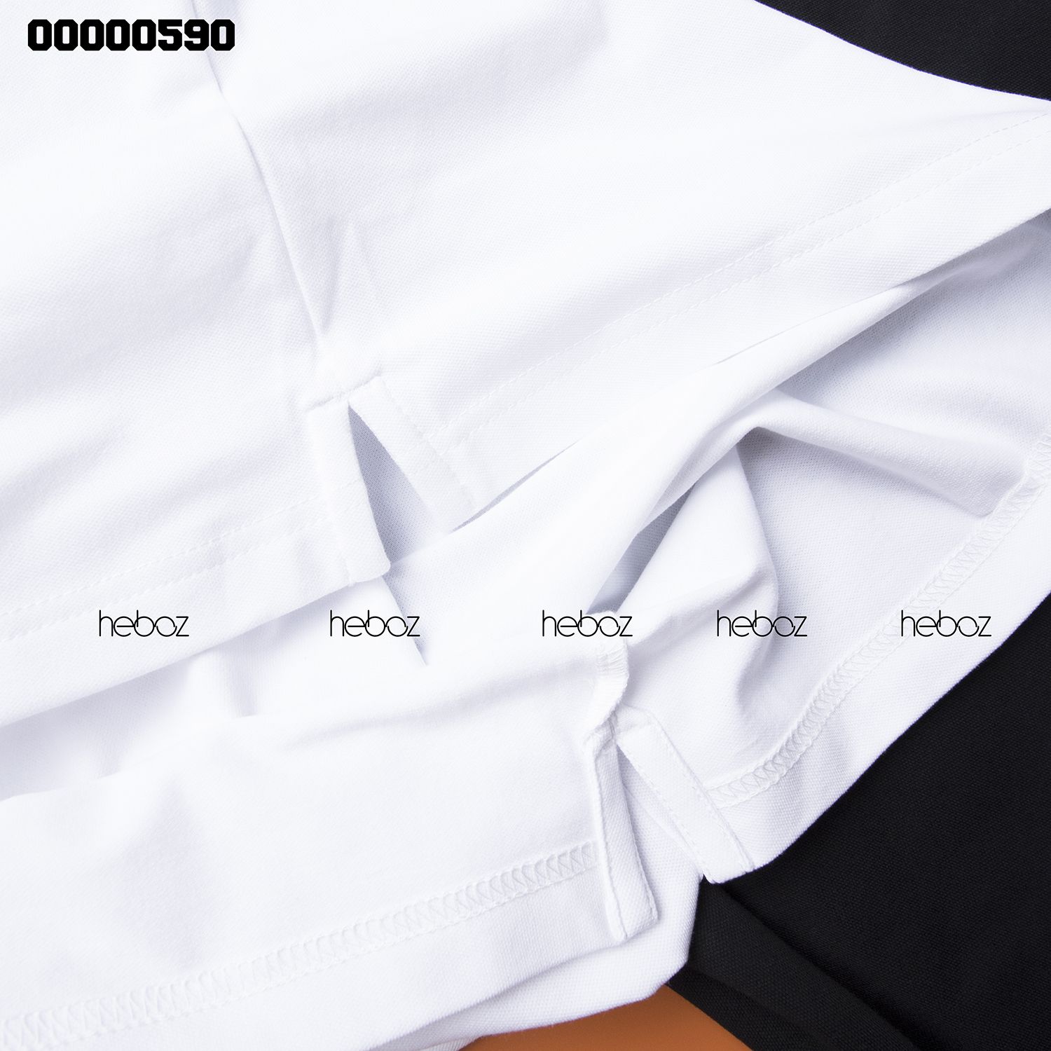Áo polo Heboz chữ thêu 2M