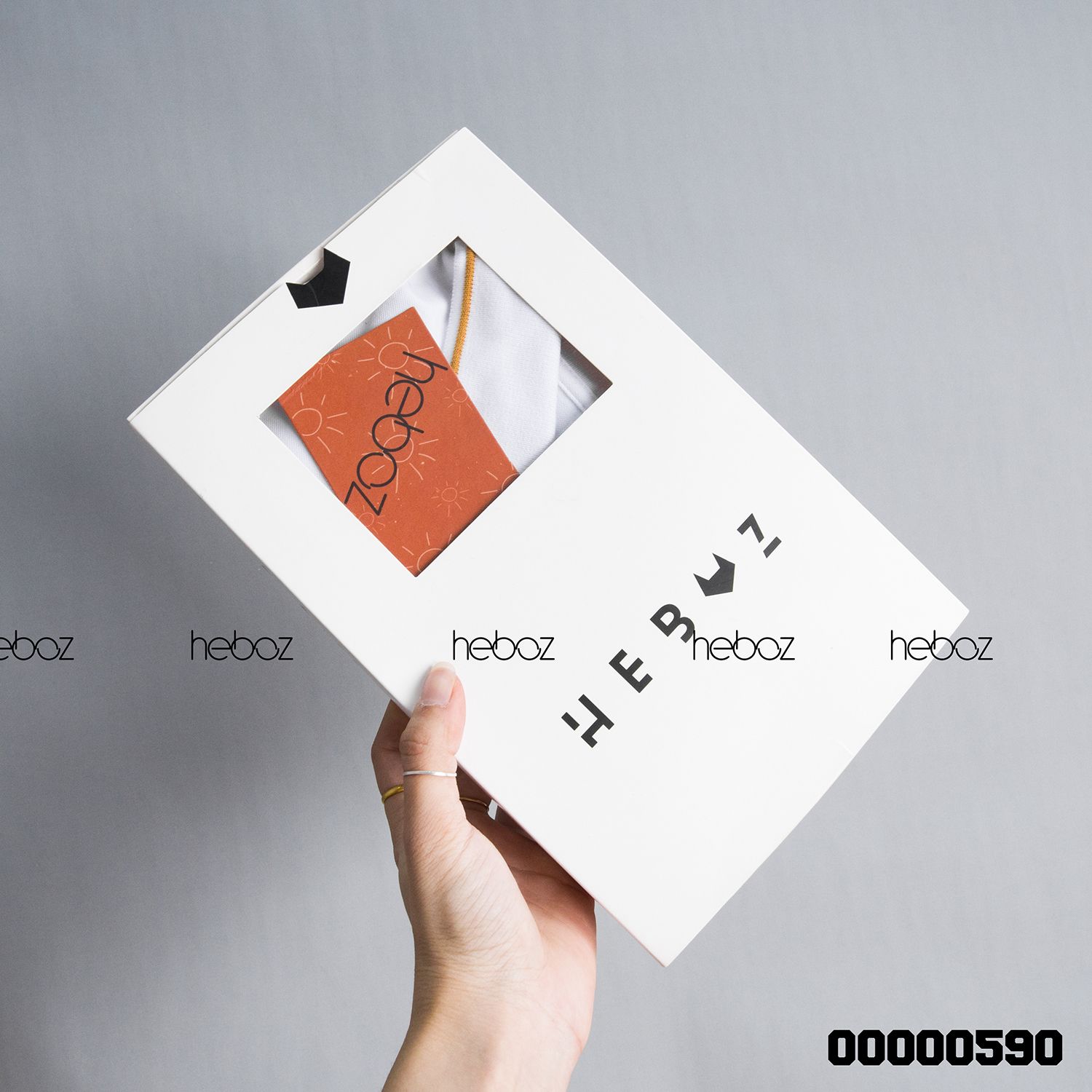 Áo polo Heboz chữ thêu 2M
