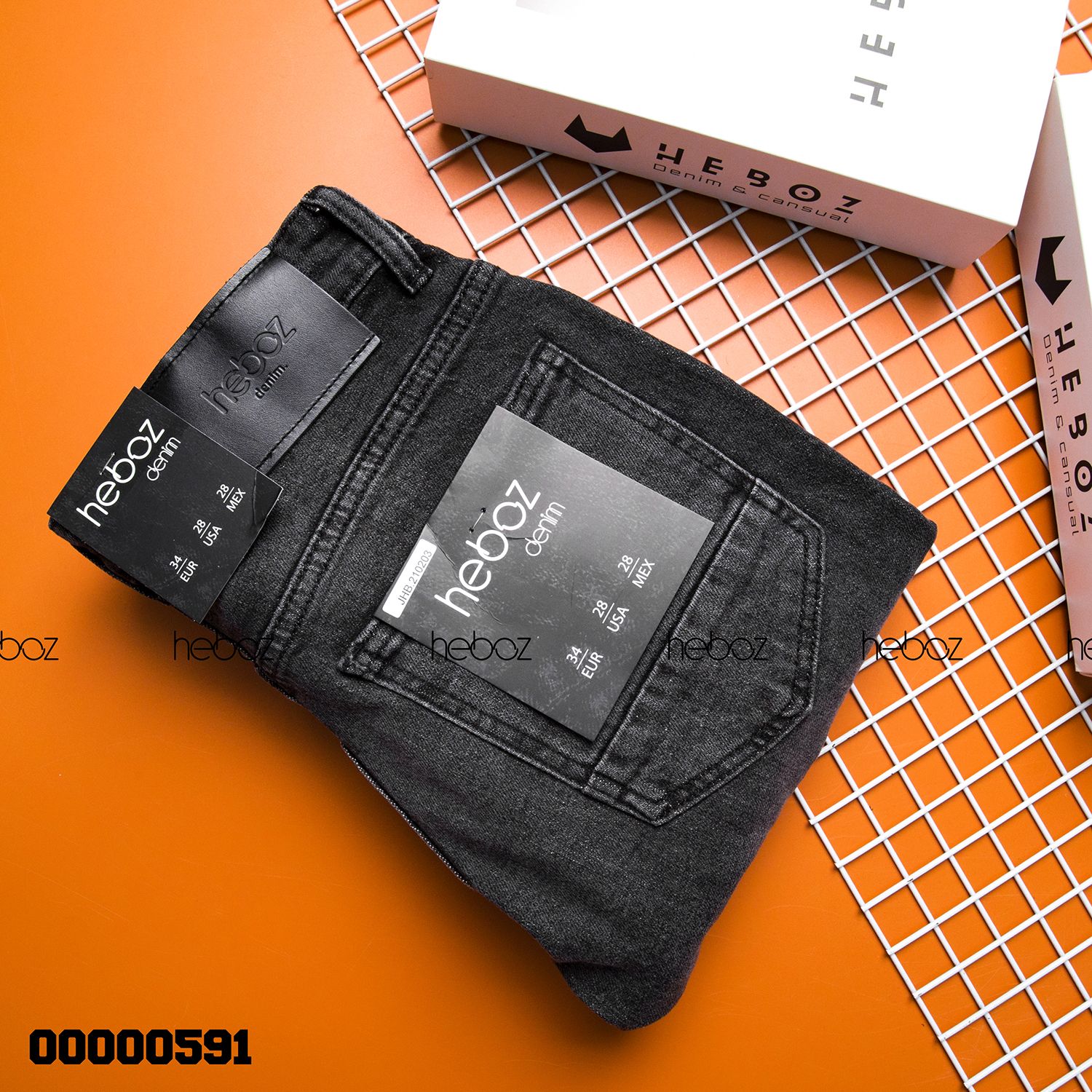 Quần jean HB 210203 (xám rách)