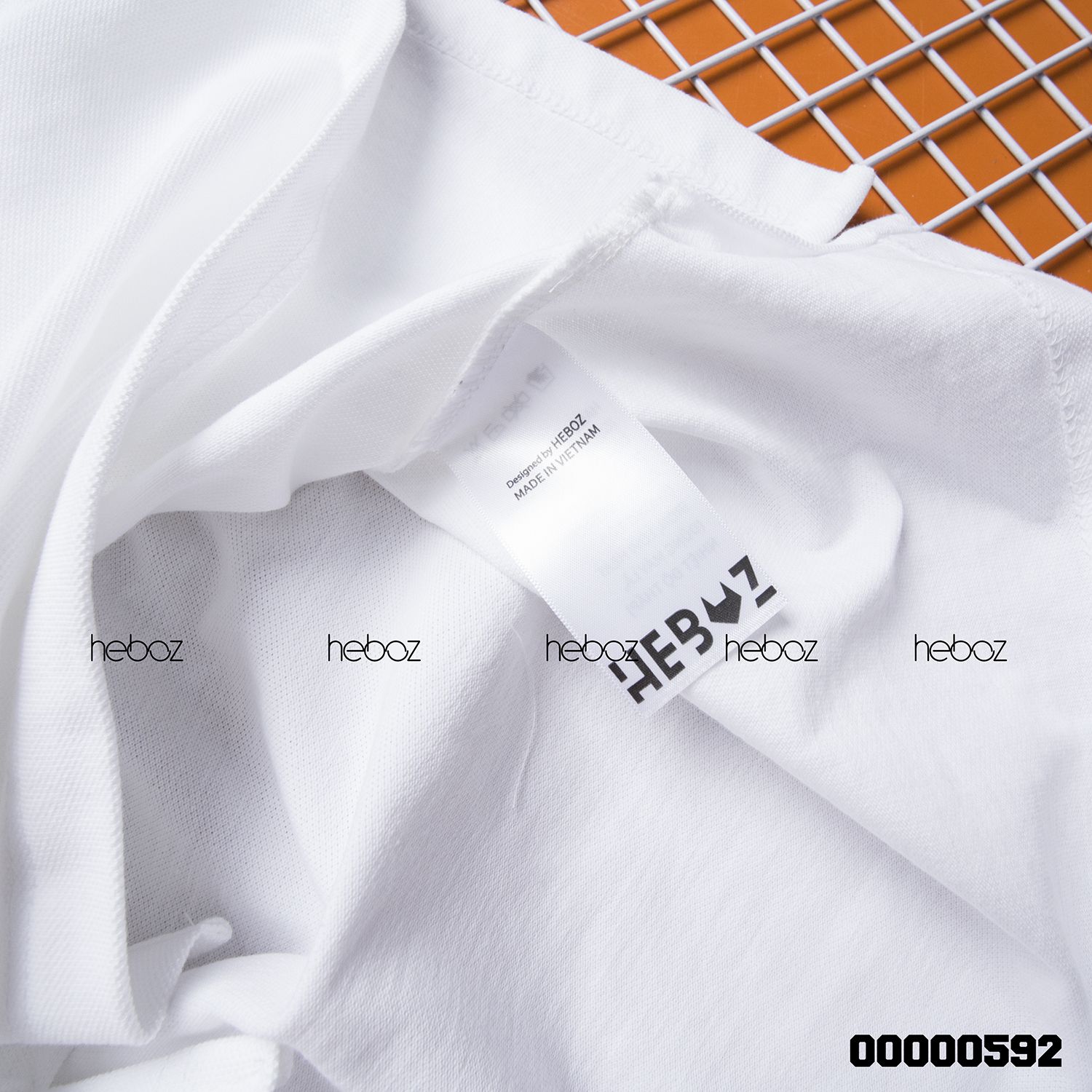 Áo polo Heboz gấu thêu 4M