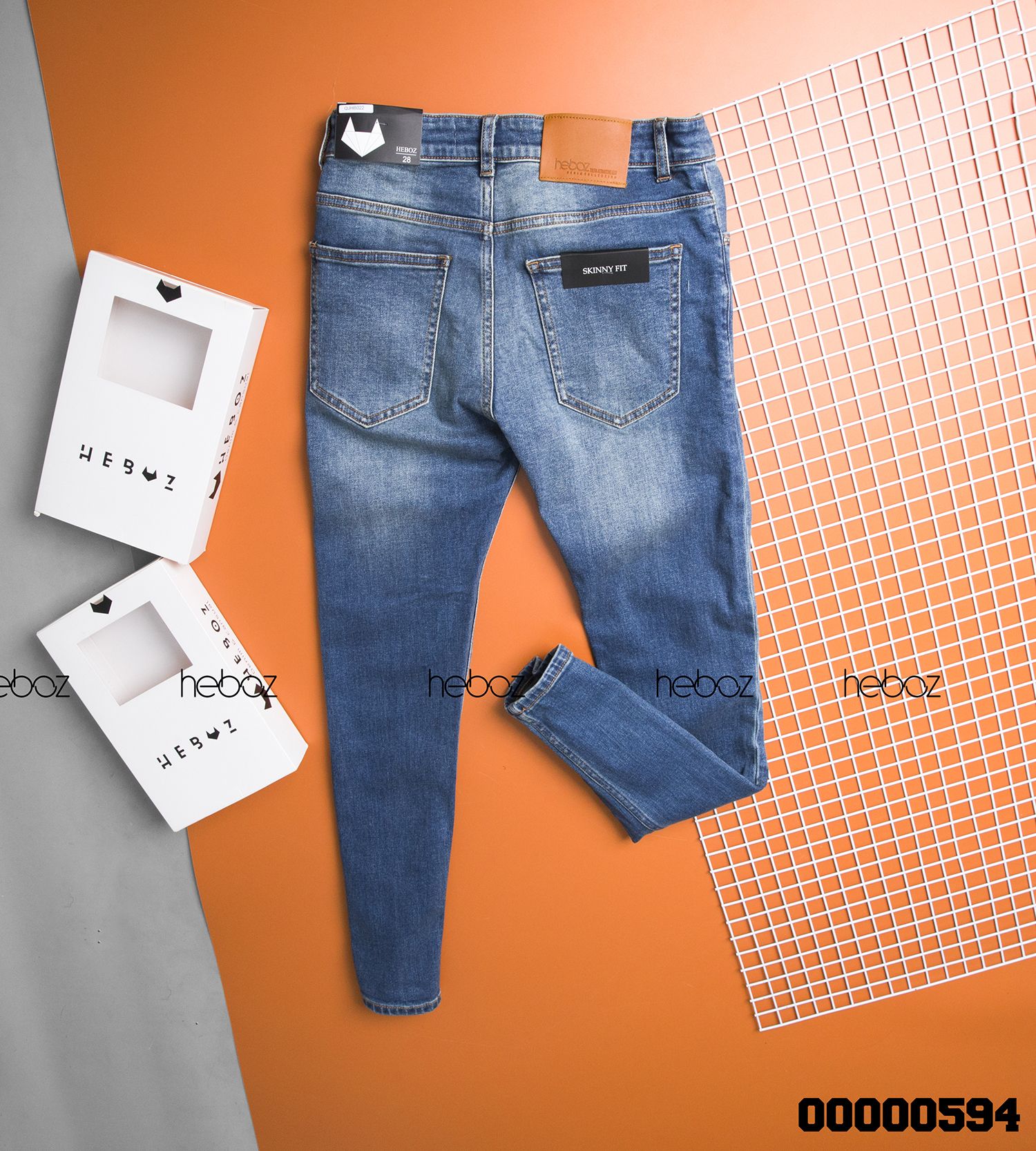 Quần jean HB skinny 022(xước)