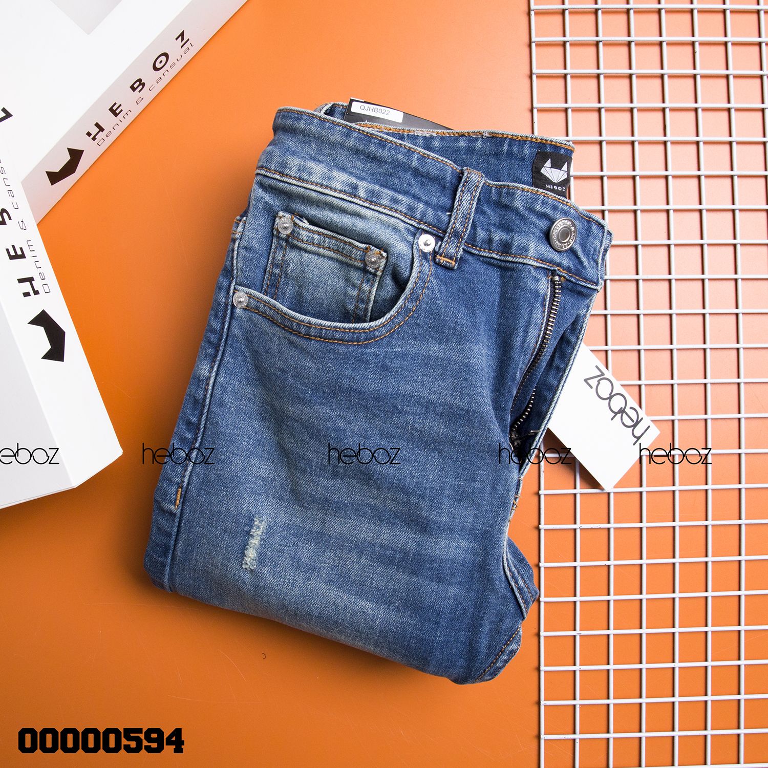Quần jean HB skinny 022(xước)