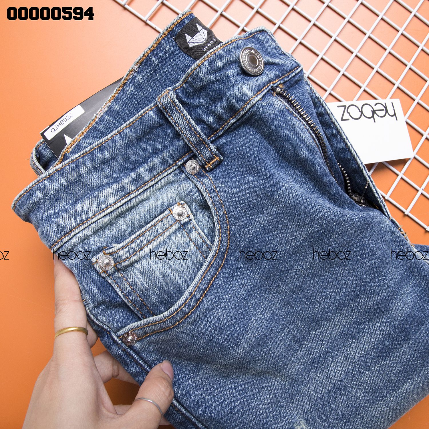 Quần jean HB skinny 022(xước)
