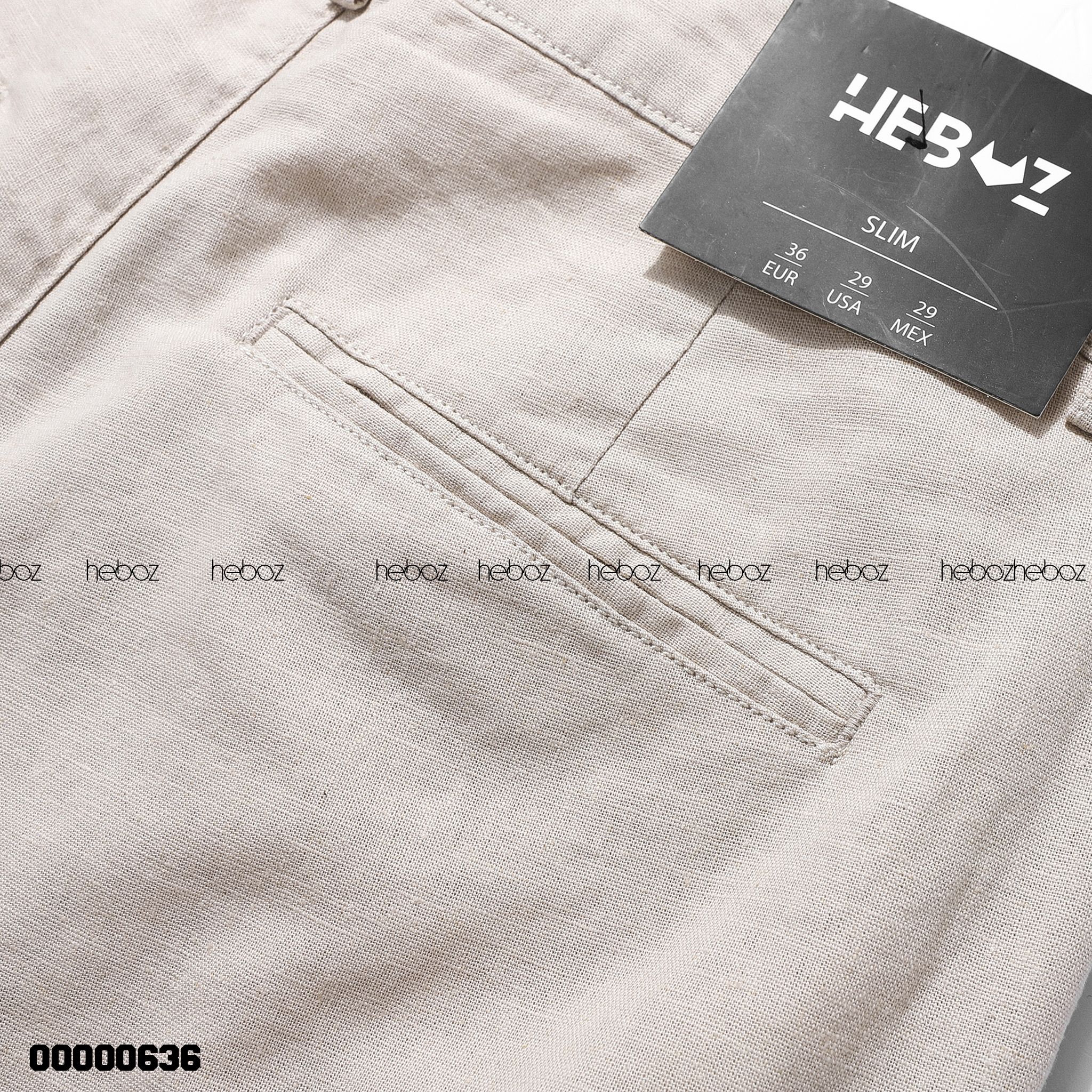 Quần linen Heboz 4M - 00000636