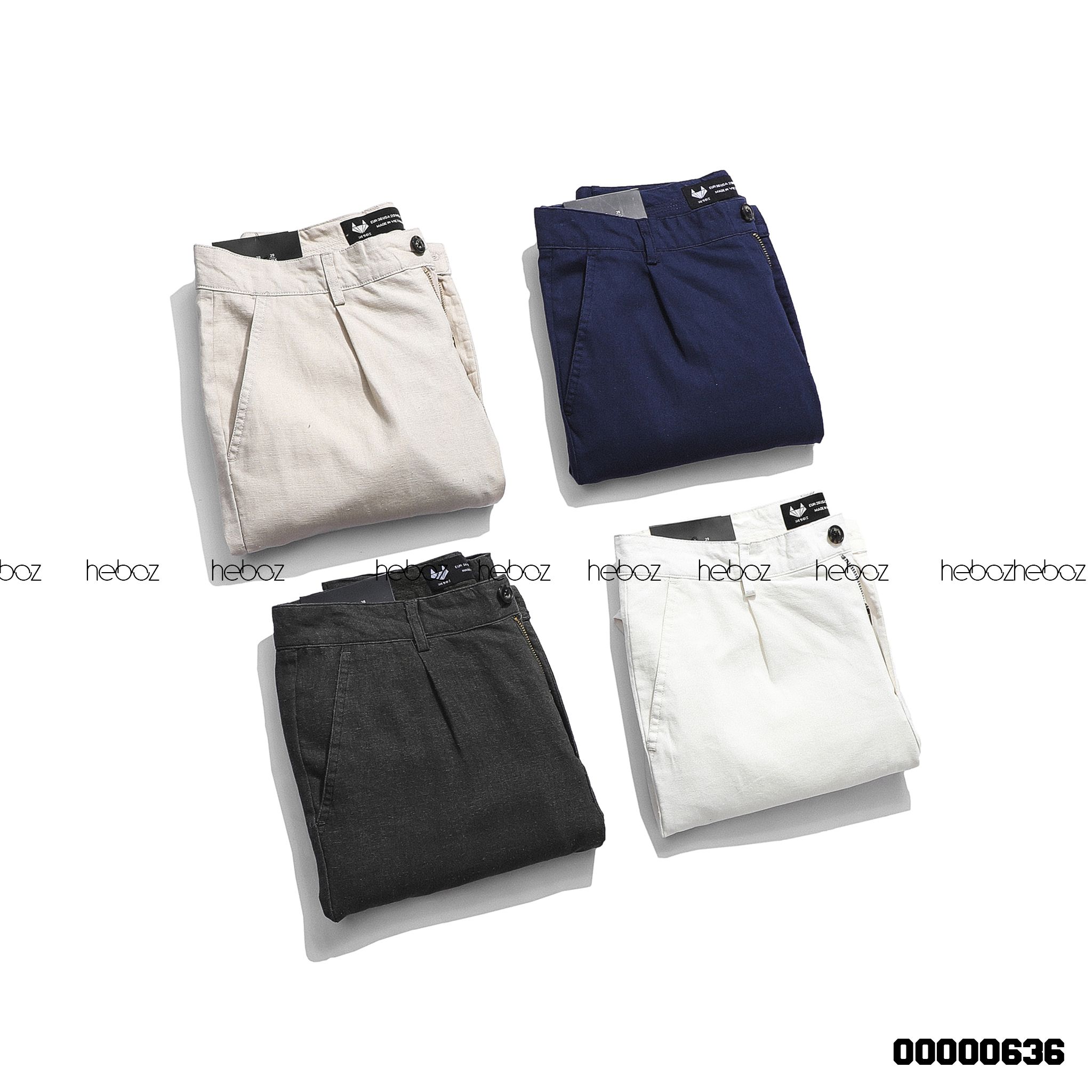 Quần linen Heboz 4M - 00000636