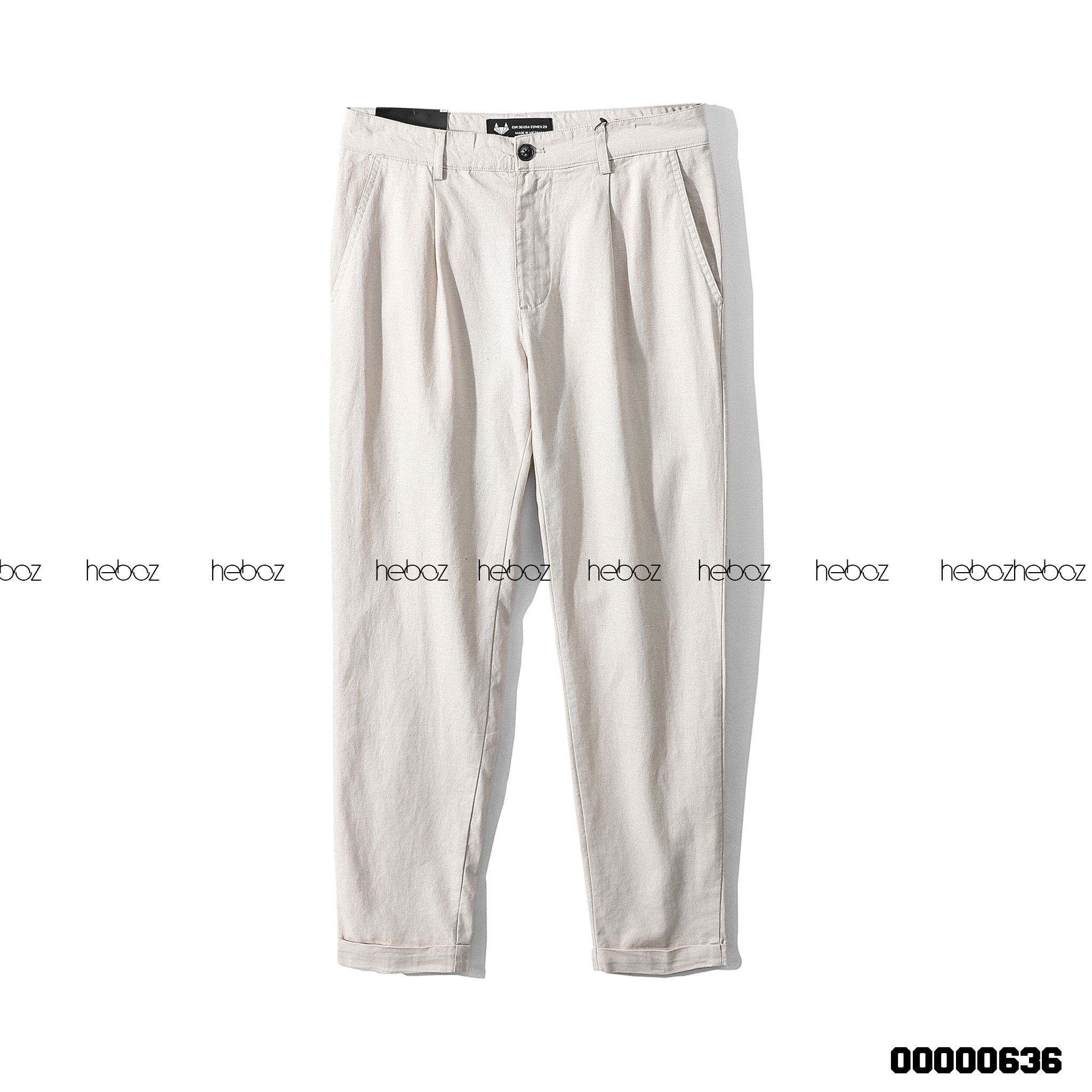 Quần linen Heboz 4M - 00000636
