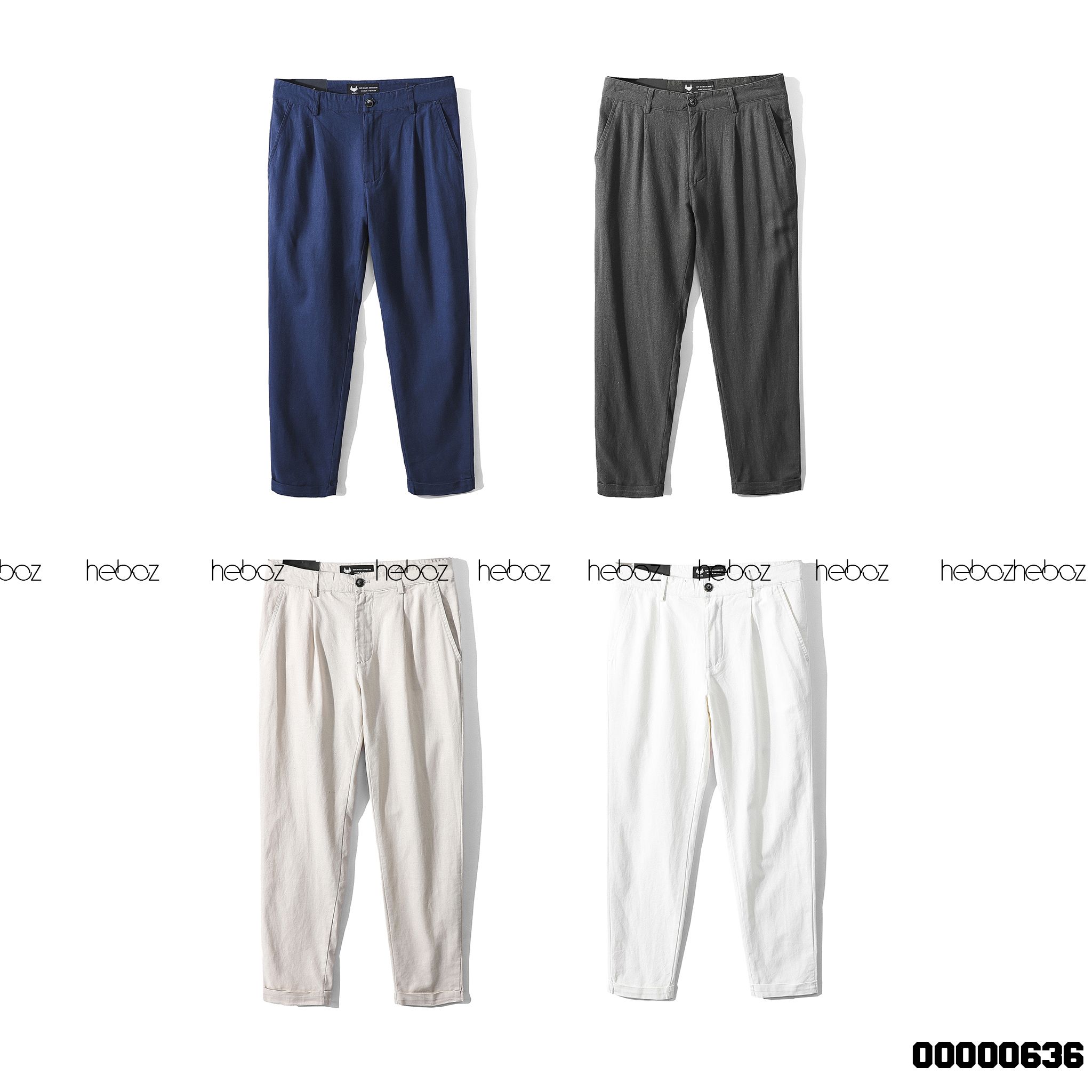 Quần linen Heboz 4M - 00000636