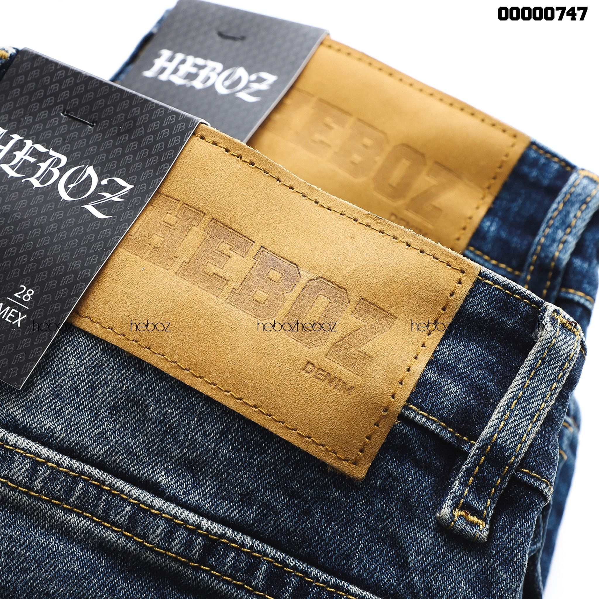 Quần jean Heboz xước skinny 018 - 00000747
