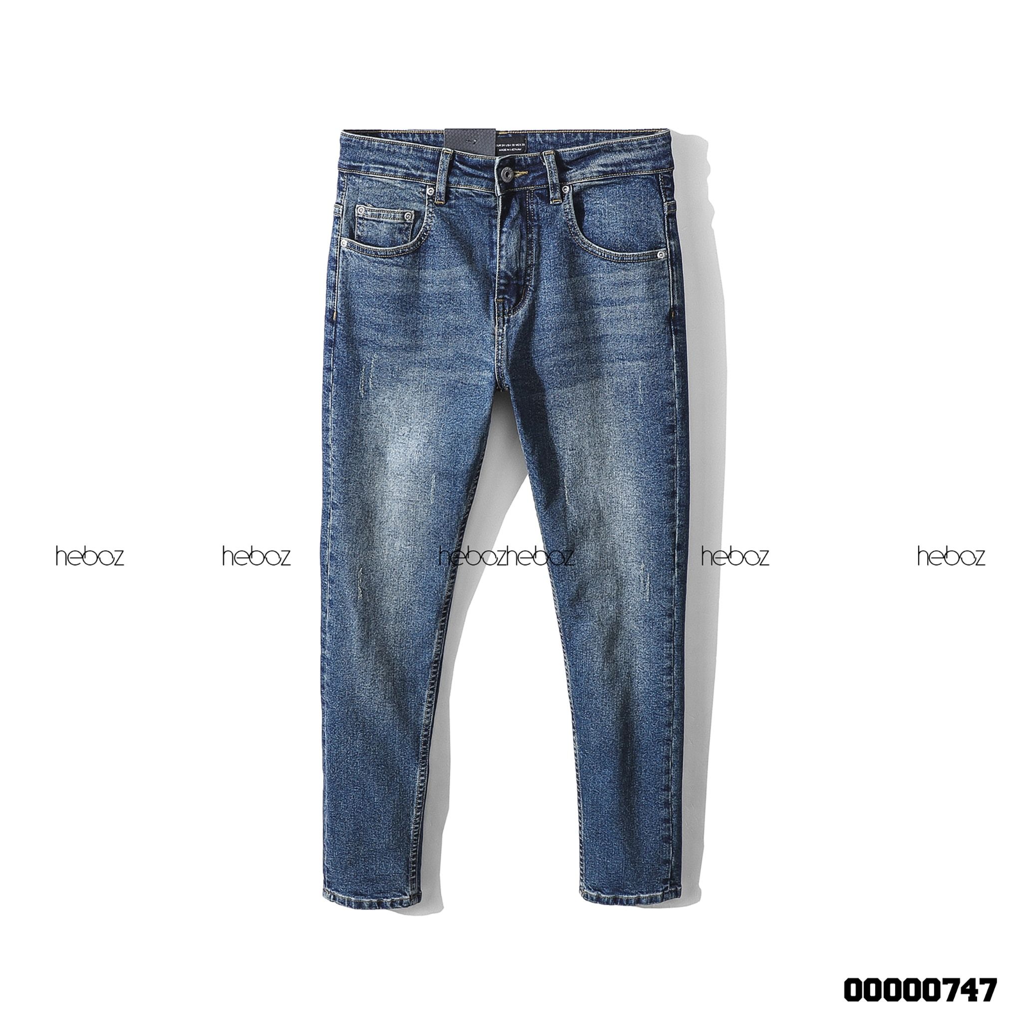 Quần jean Heboz xước skinny 018 - 00000747