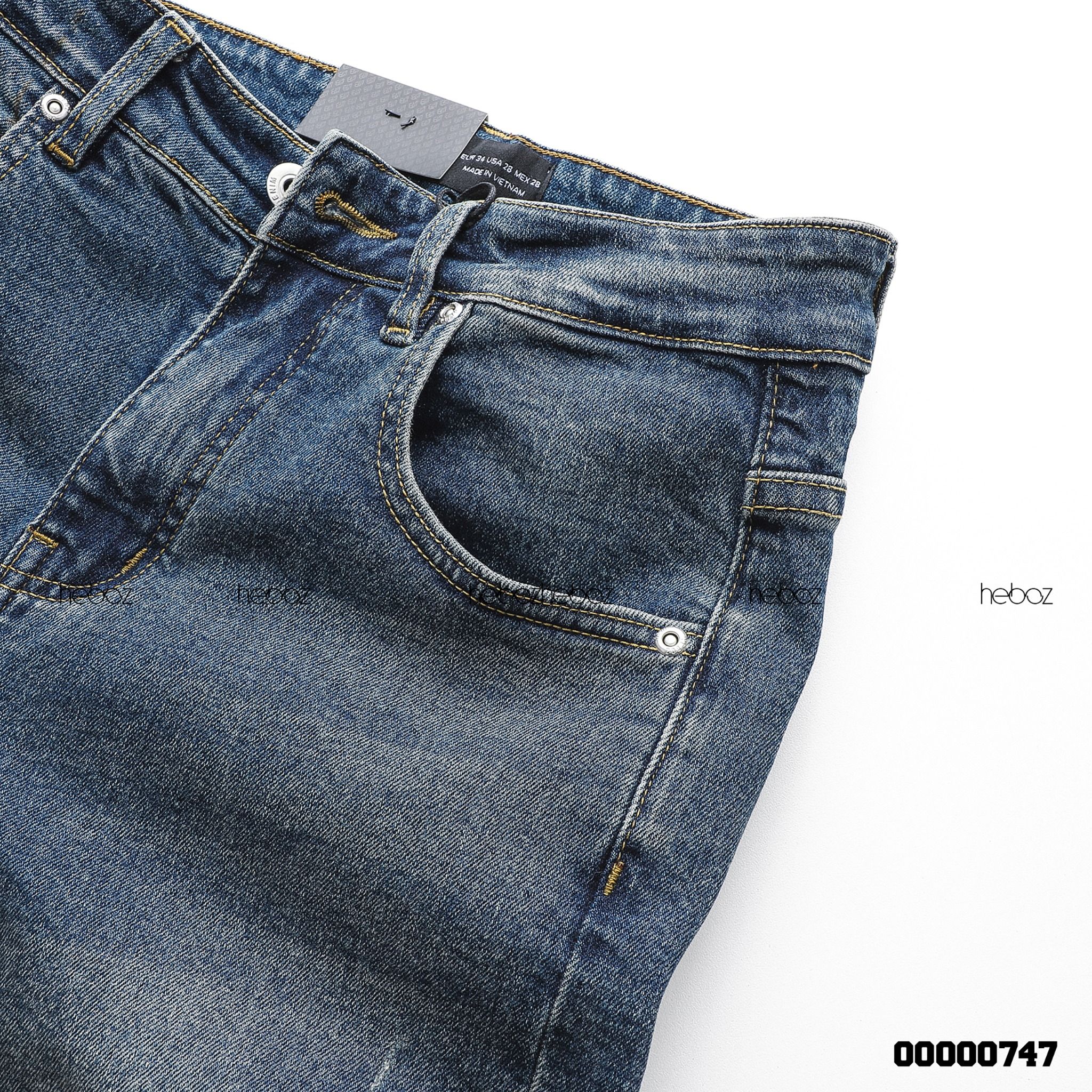 Quần jean Heboz xước skinny 018 - 00000747