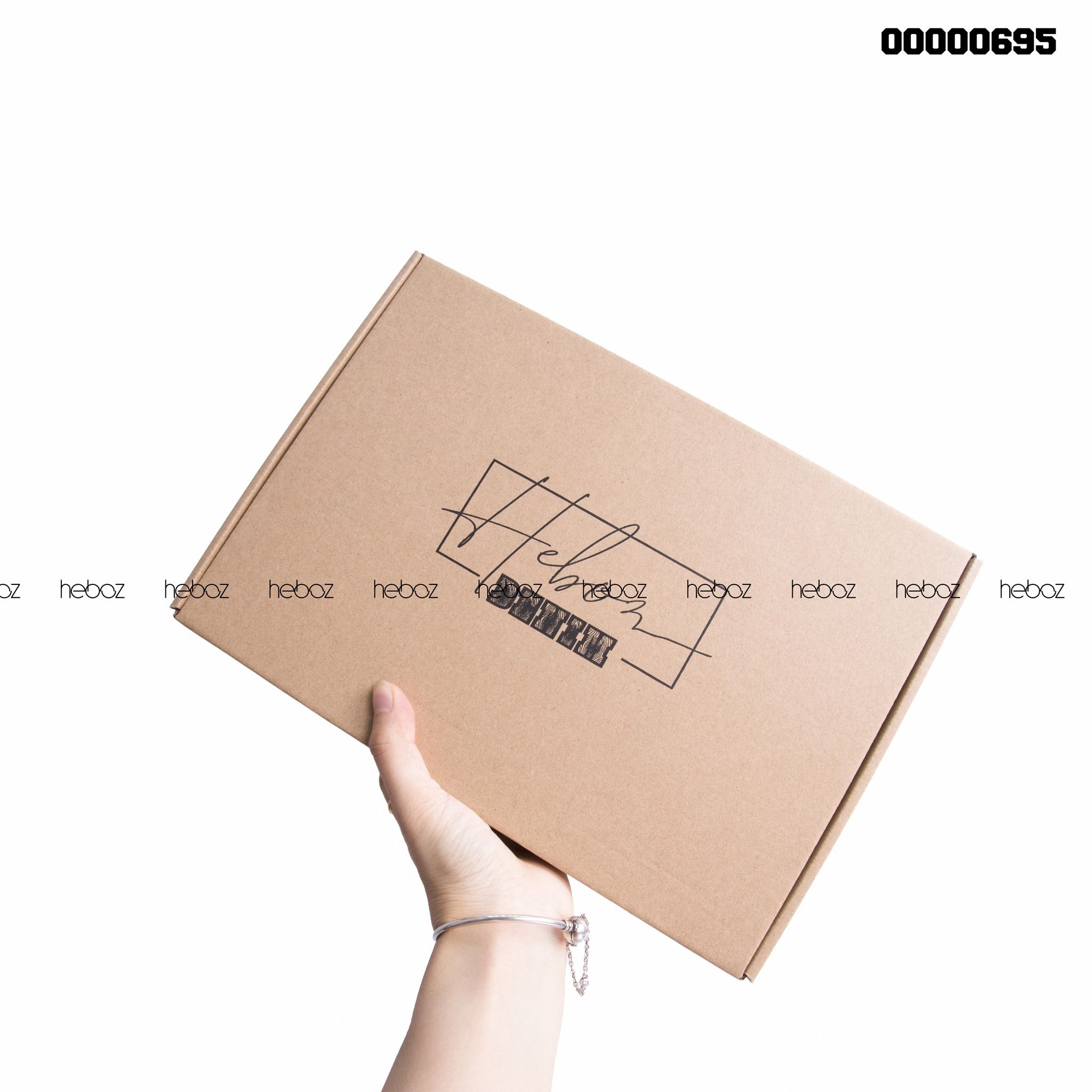 Quần jean Heboz xám rách 1 gối 04 co giãn tốt và đẹp - 00000695