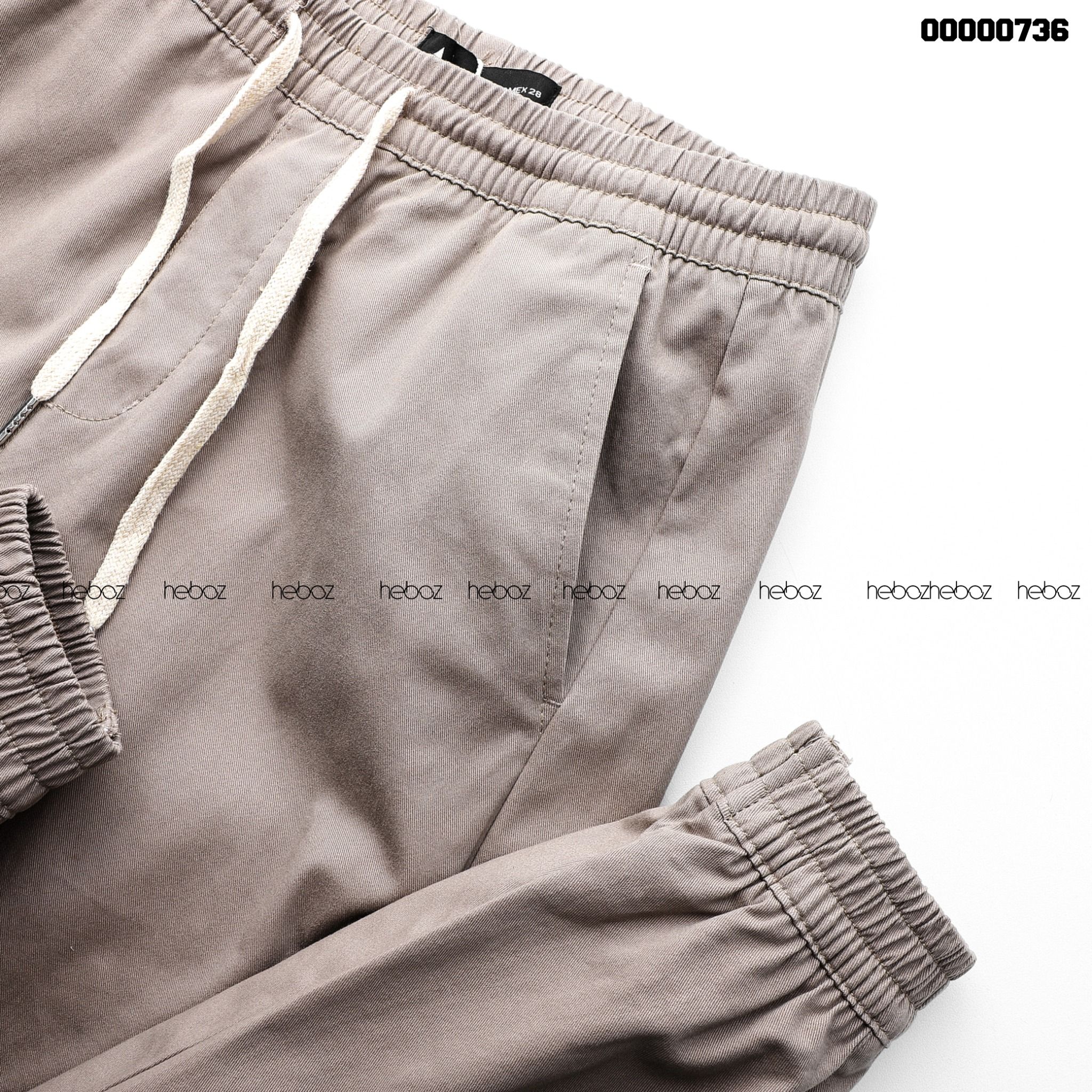 Quần jogger kaki Heboz nhấn gối 3M - 00000736