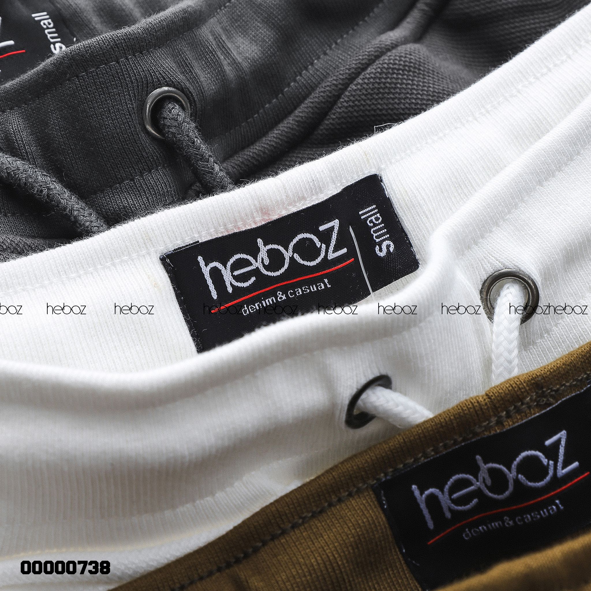 Quần jogger nỉ Heboz pique 4M - 00000738