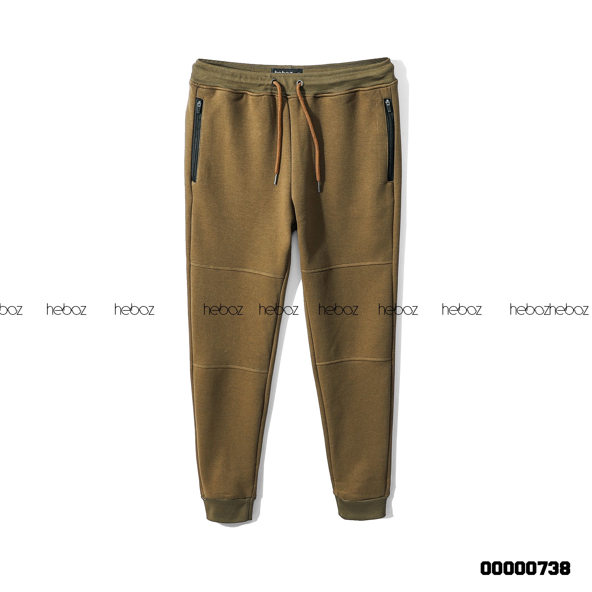 Quần jogger nỉ Heboz pique 4M - 00000738