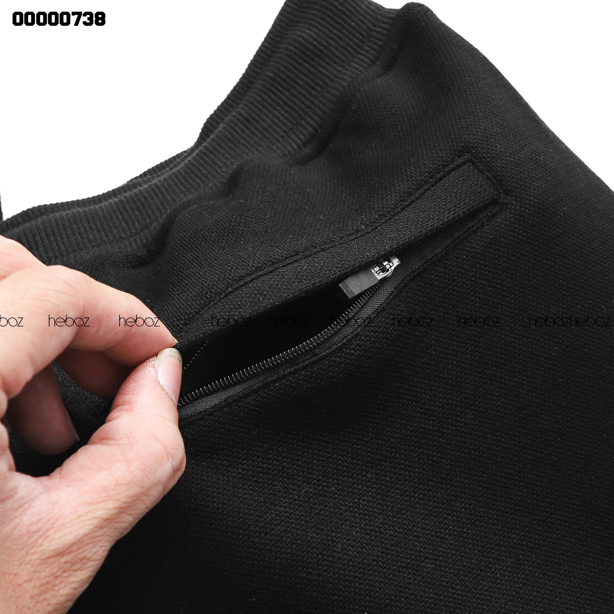Quần jogger nỉ Heboz pique 4M - 00000738