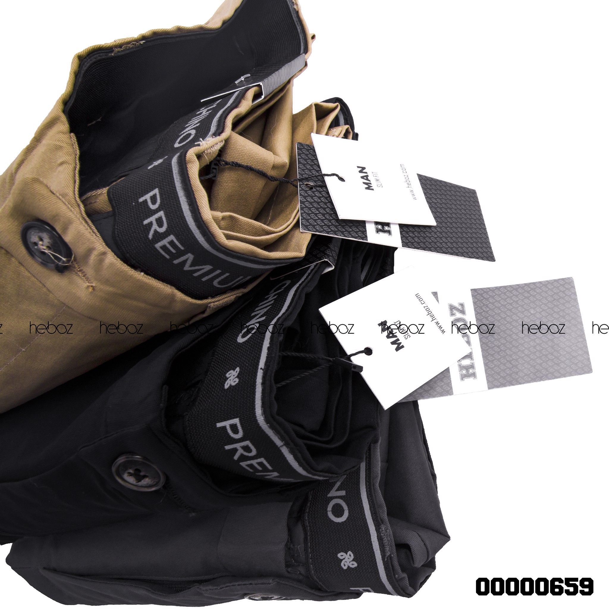 Quần kaki Heboz cạp in 3M - 00000659