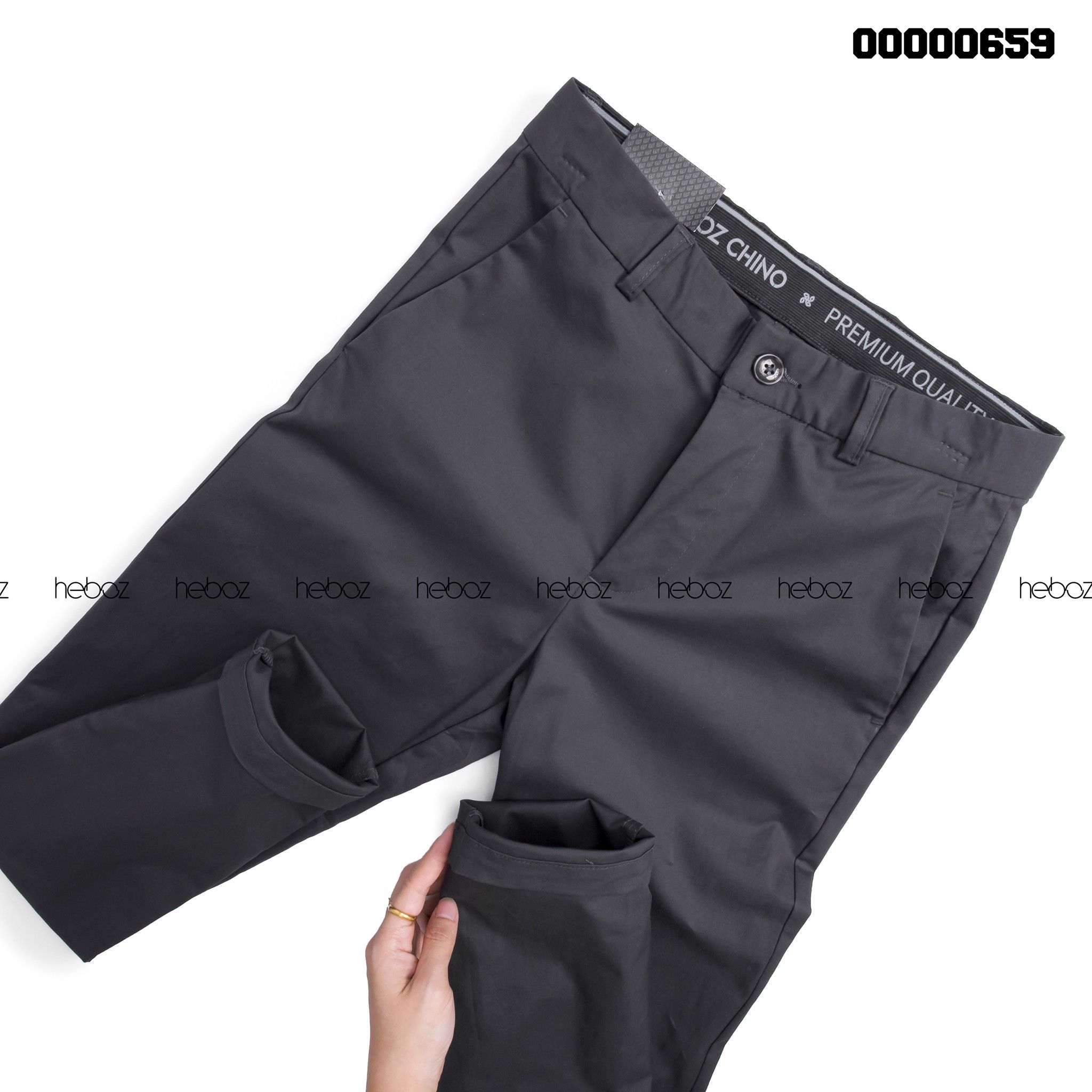 Quần kaki Heboz cạp in 3M - 00000659