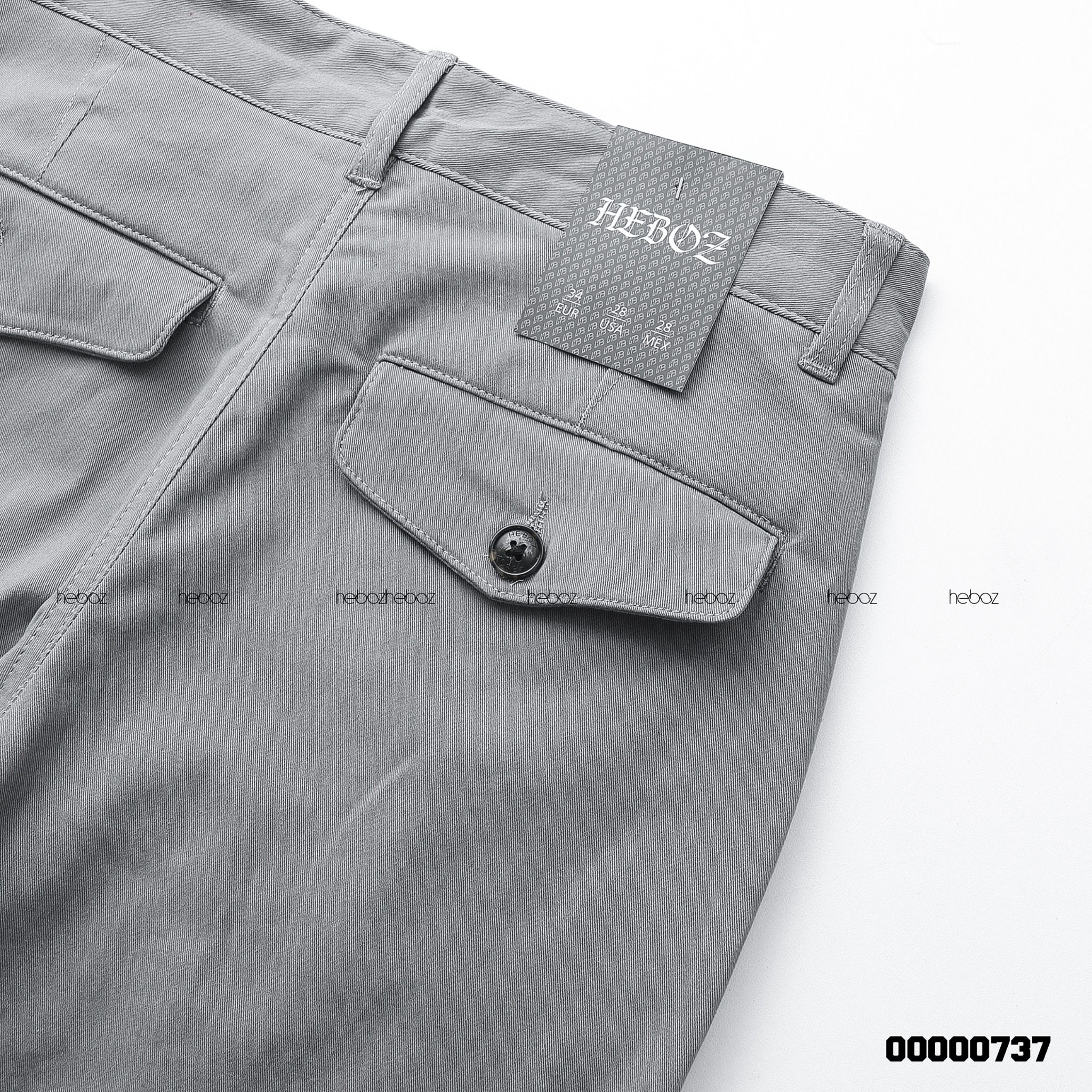 Quần kaki Heboz túi nắp 4M - 00000737
