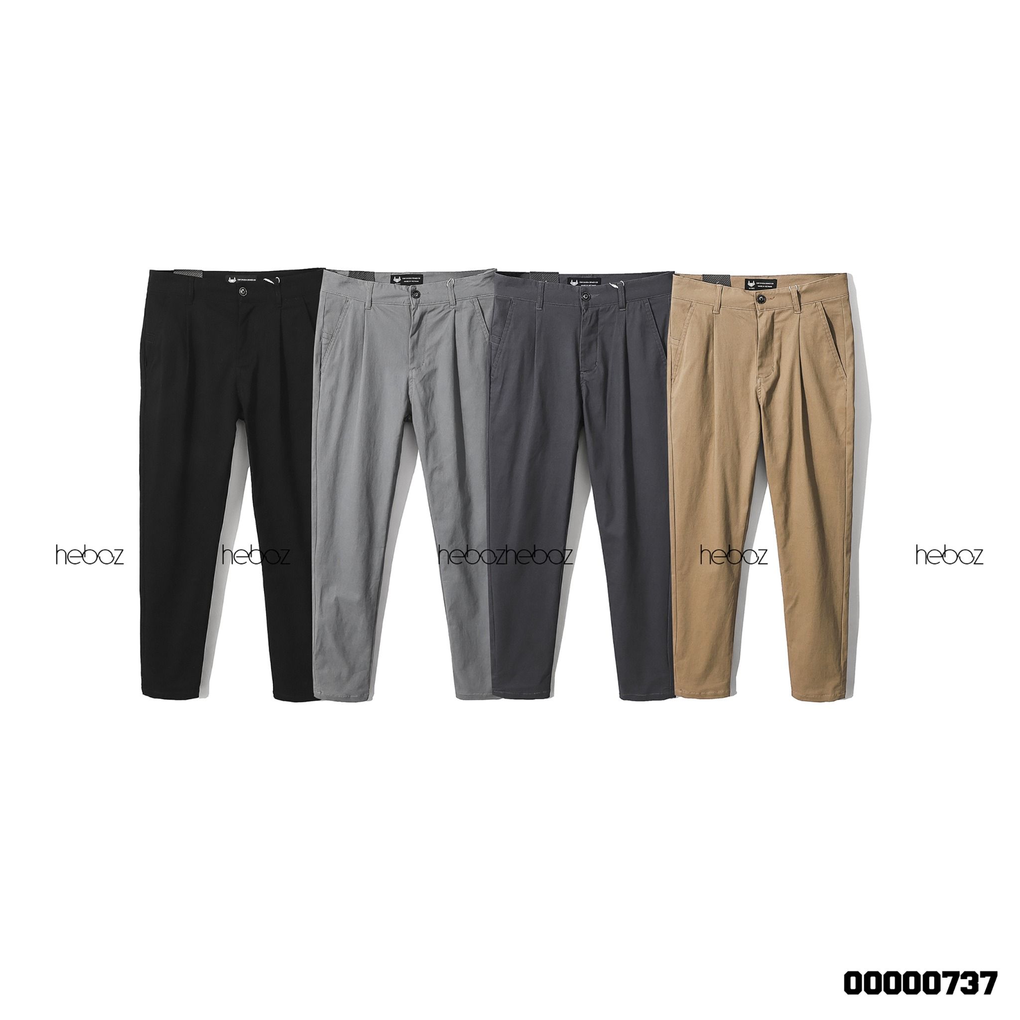 Quần kaki Heboz túi nắp 4M - 00000737