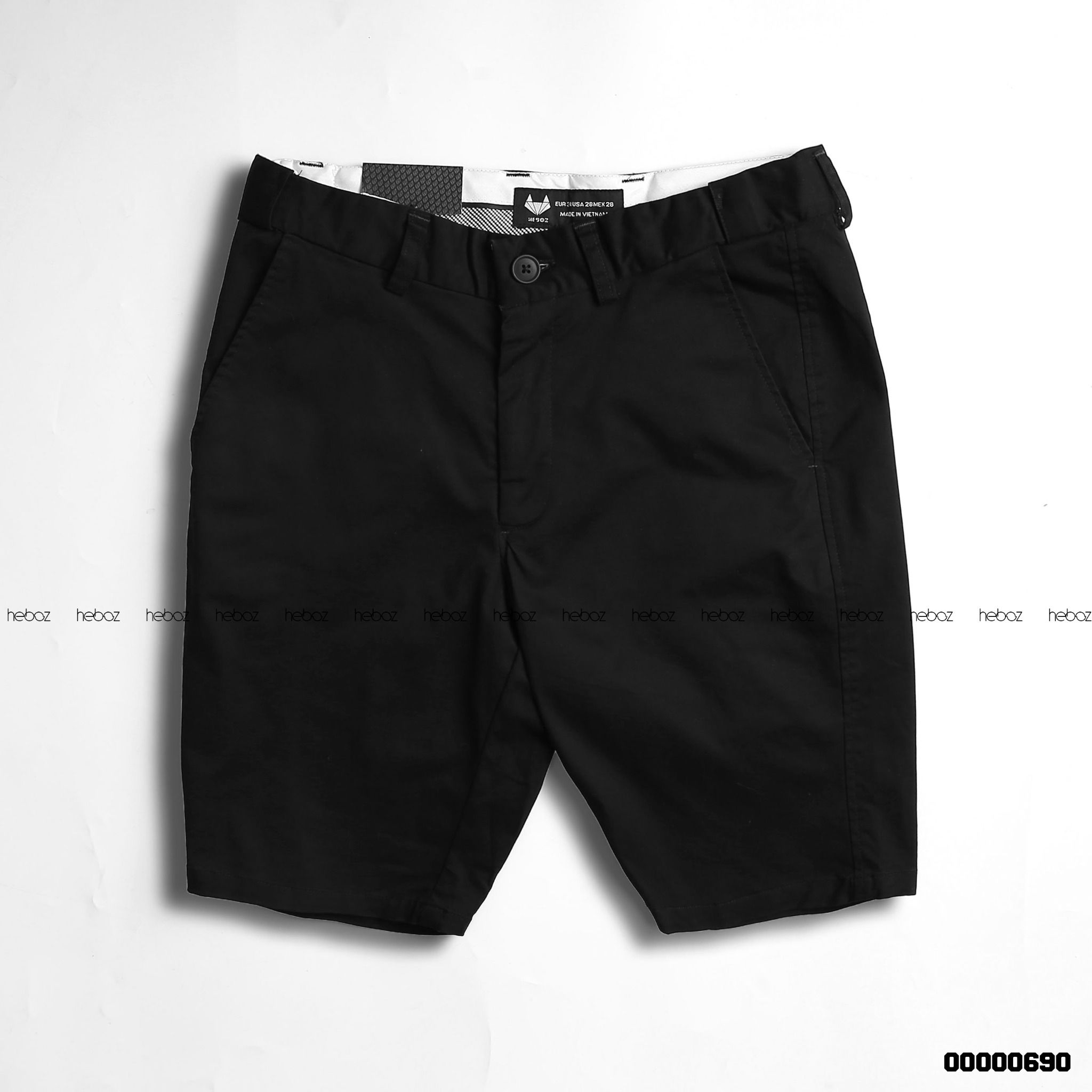 Quần short kaki Heboz cạp chun 4M 00000690