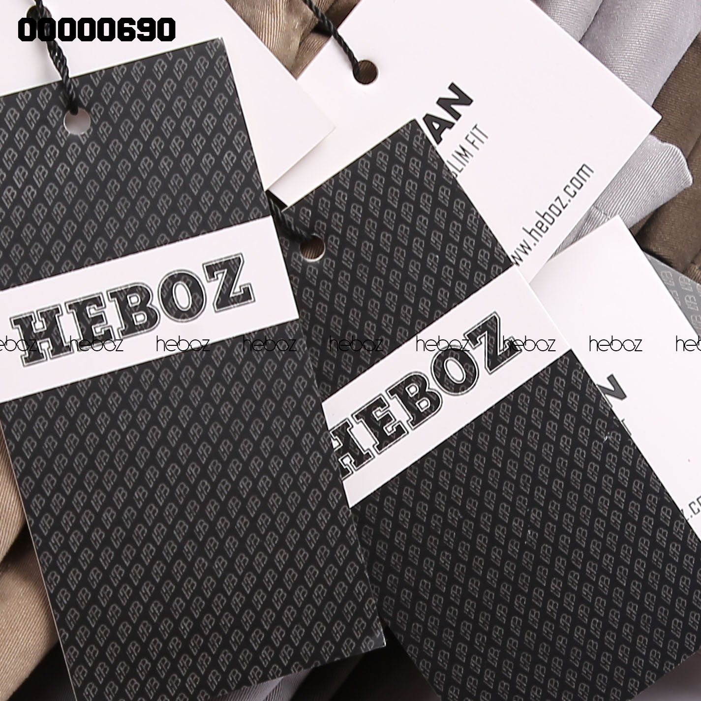 Quần short kaki Heboz cạp chun 4M 00000690