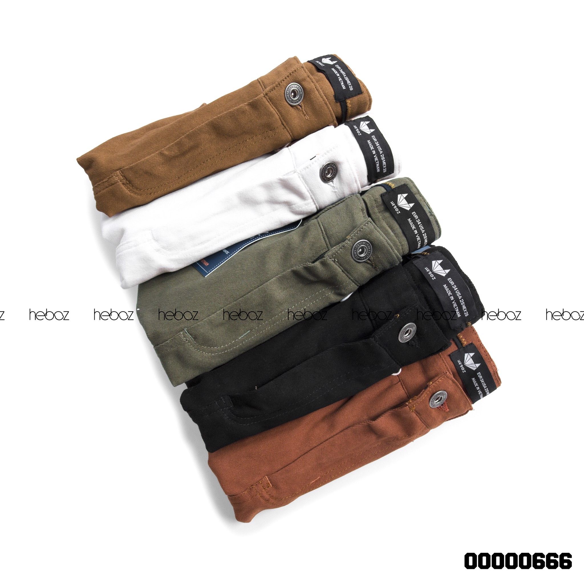 Quần short kaki Heboz color(5) - 00000666