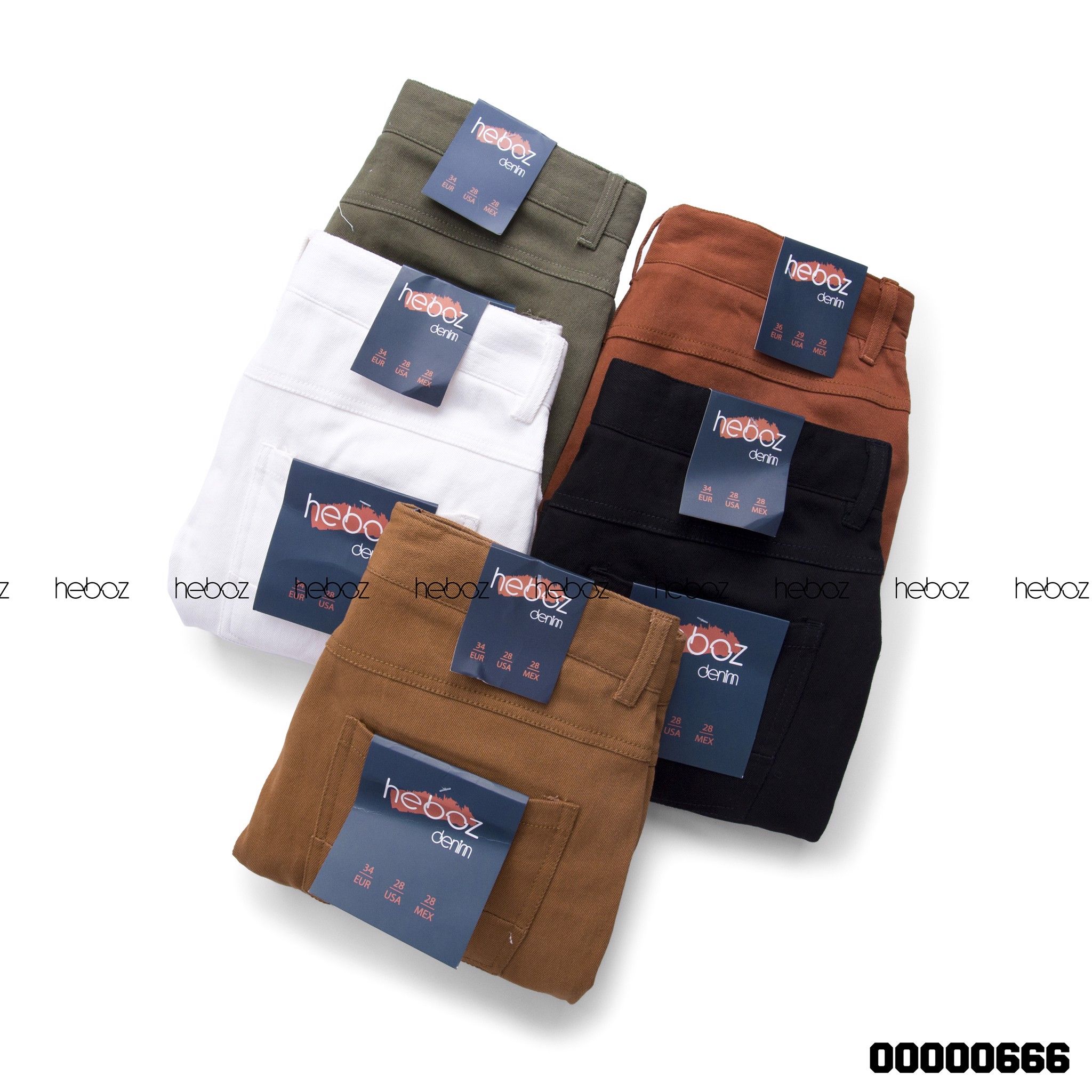 Quần short kaki Heboz color(5) - 00000666
