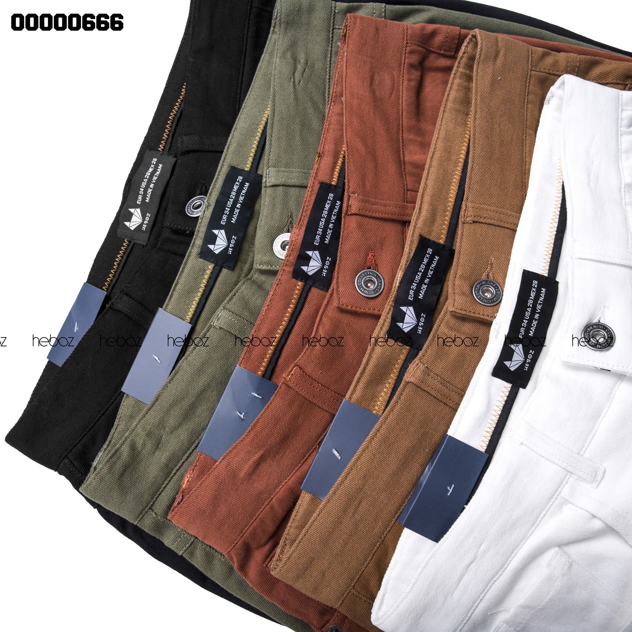 Quần short kaki Heboz color(5) - 00000666