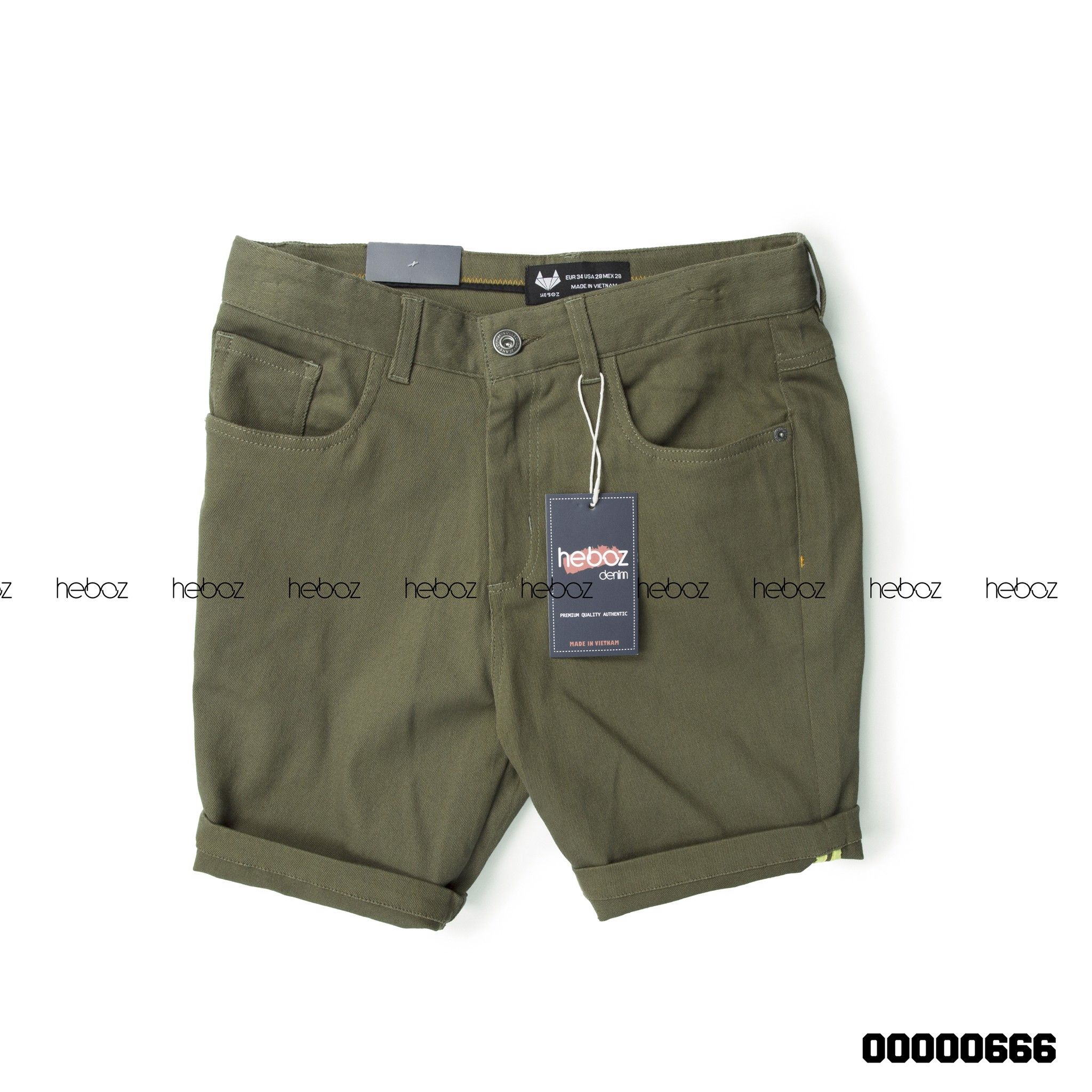 Quần short kaki Heboz color(5) - 00000666