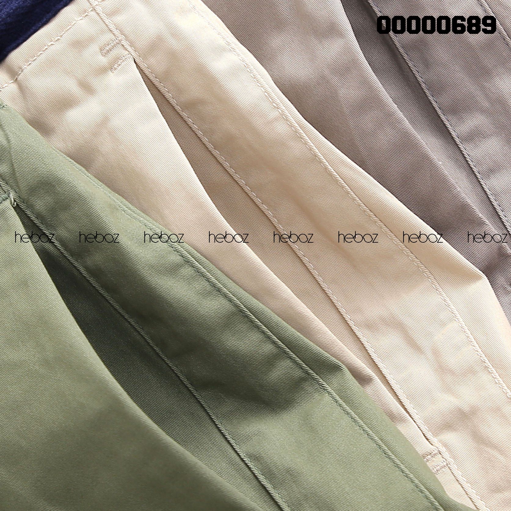 Quần short kaki Heboz phối lưng dây rút 5M - 00000689
