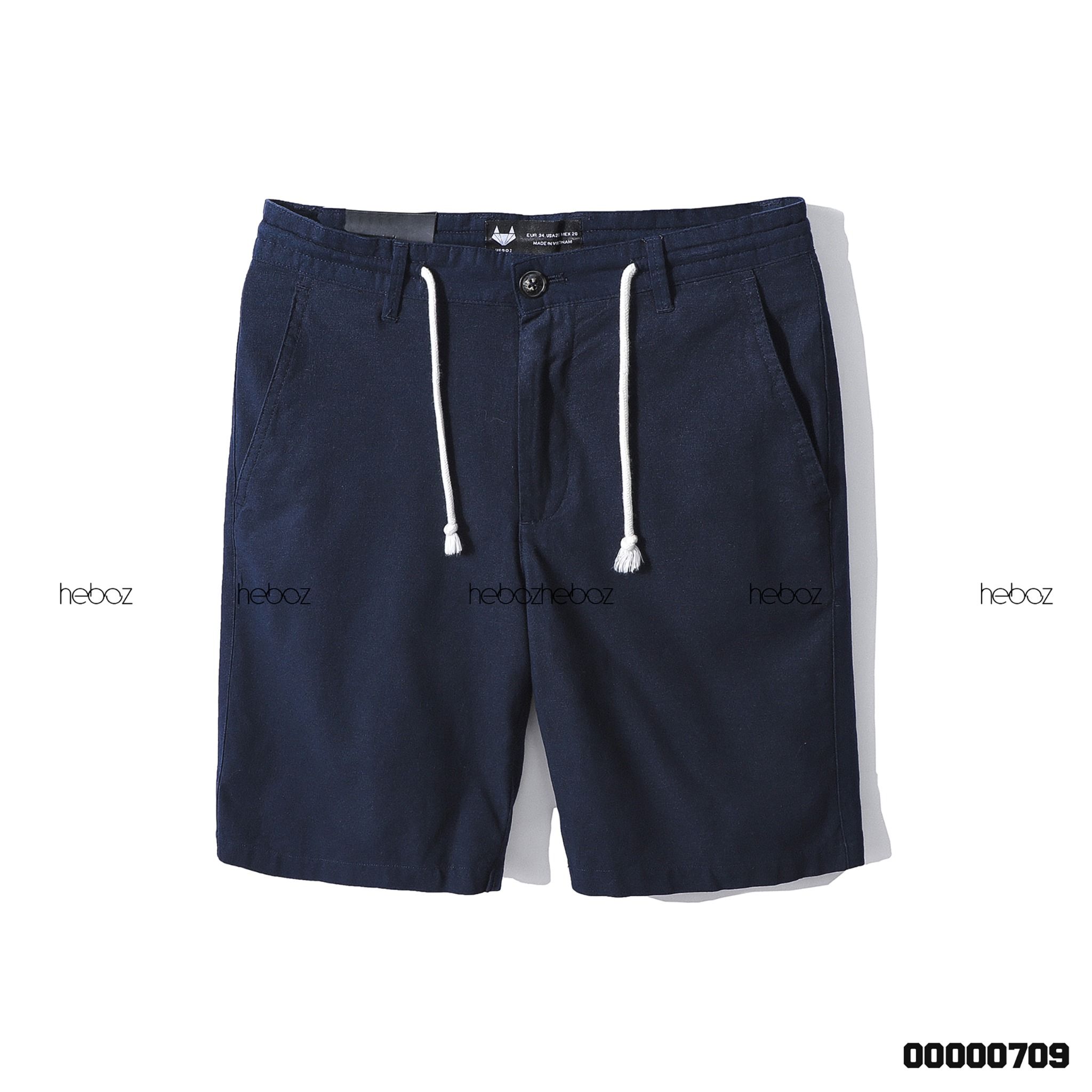 Quần short Heboz linen dây rút 6M - 00000709