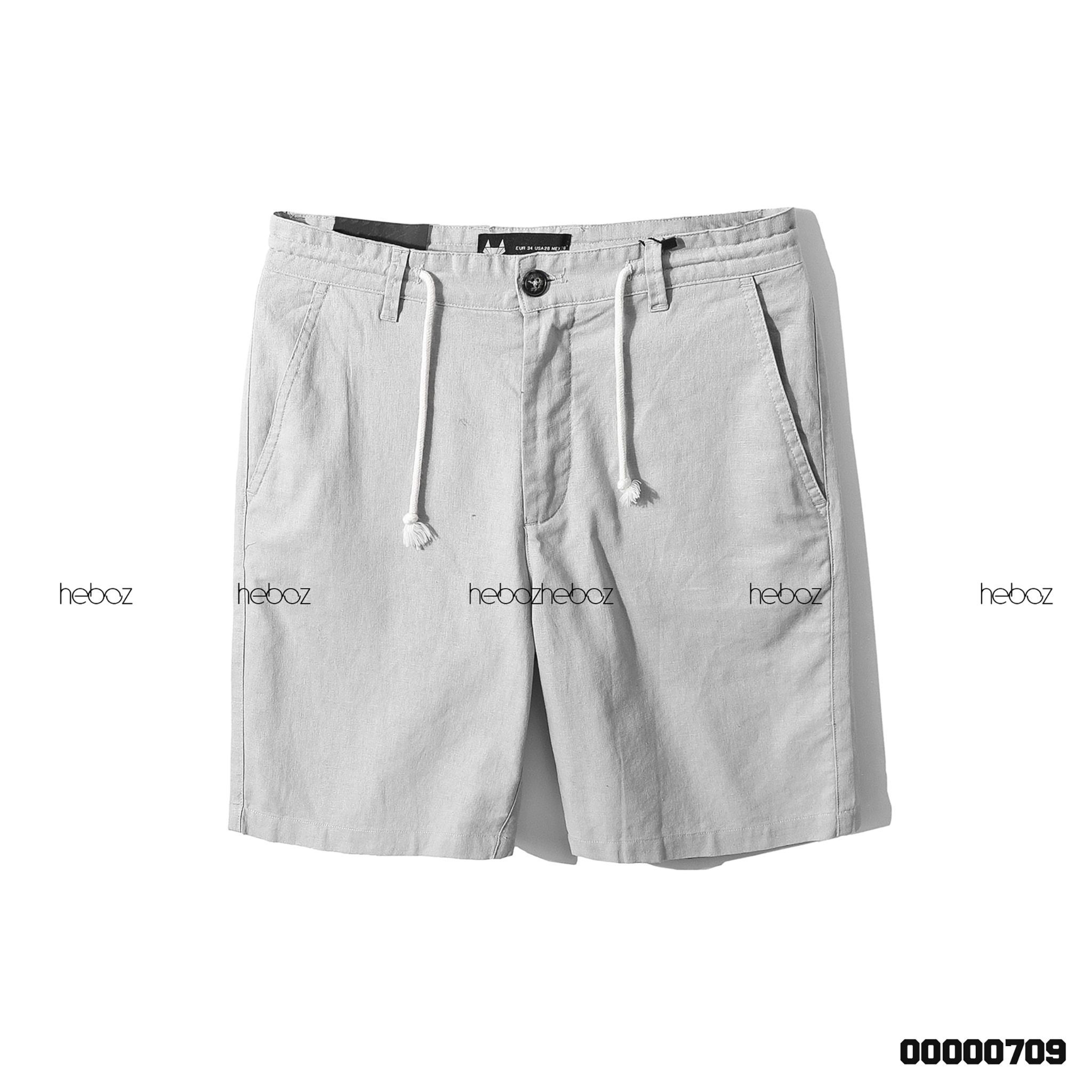 Quần short Heboz linen dây rút 6M - 00000709