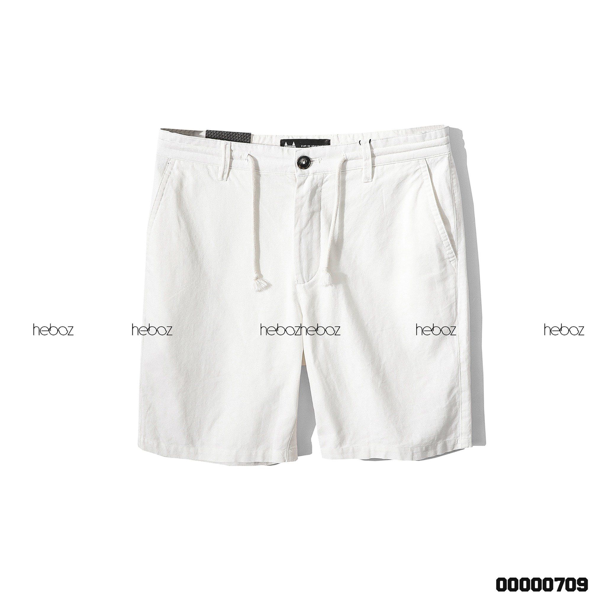 Quần short Heboz linen dây rút 6M - 00000709
