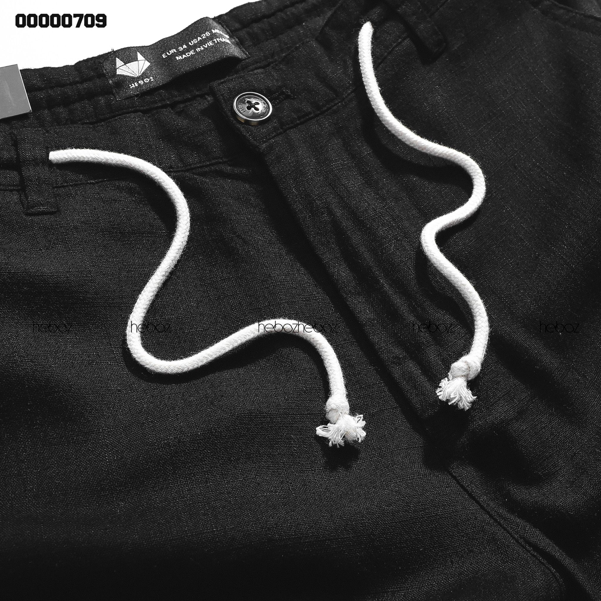 Quần short Heboz linen dây rút 6M - 00000709