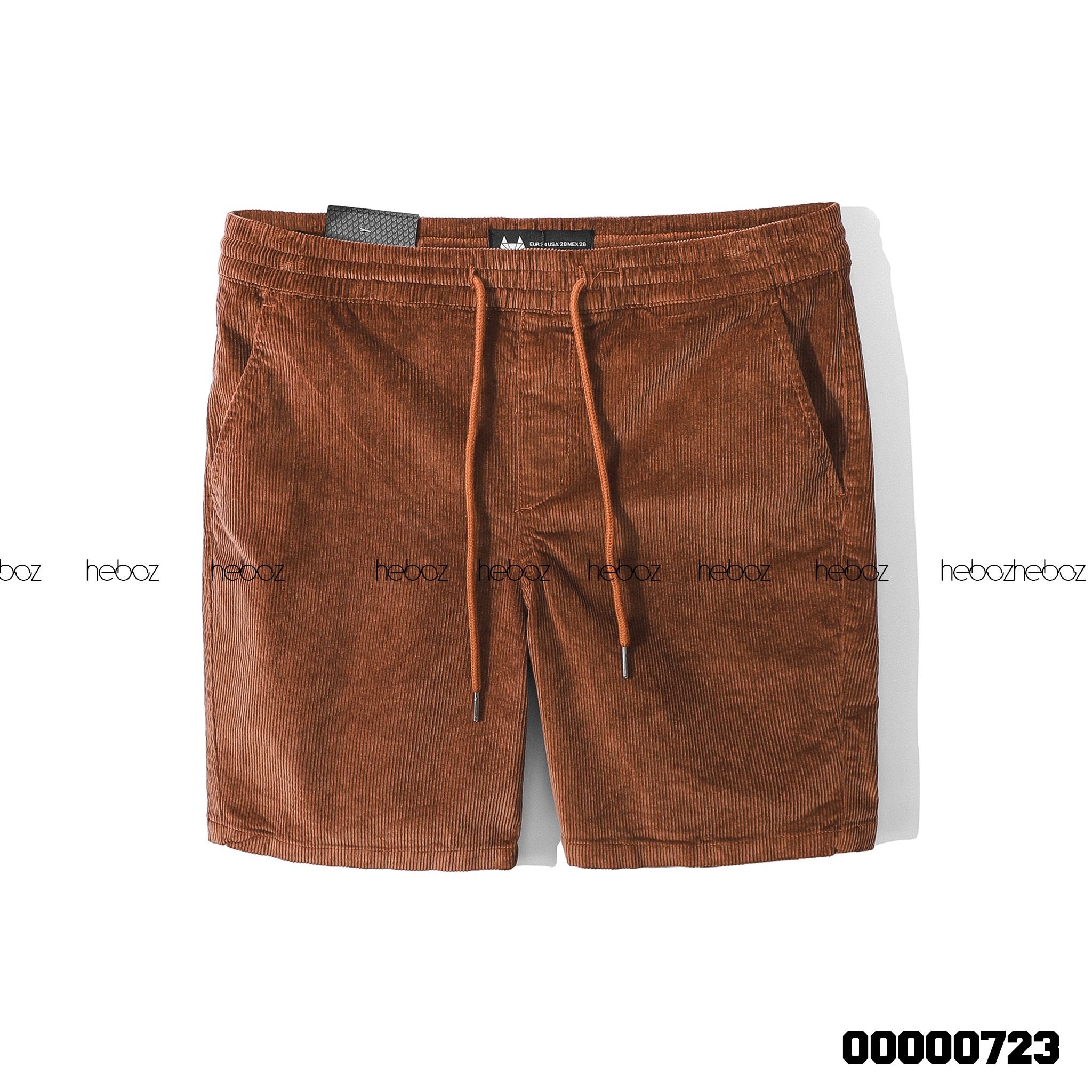 Quần short nhung Heboz 4M - 00000723