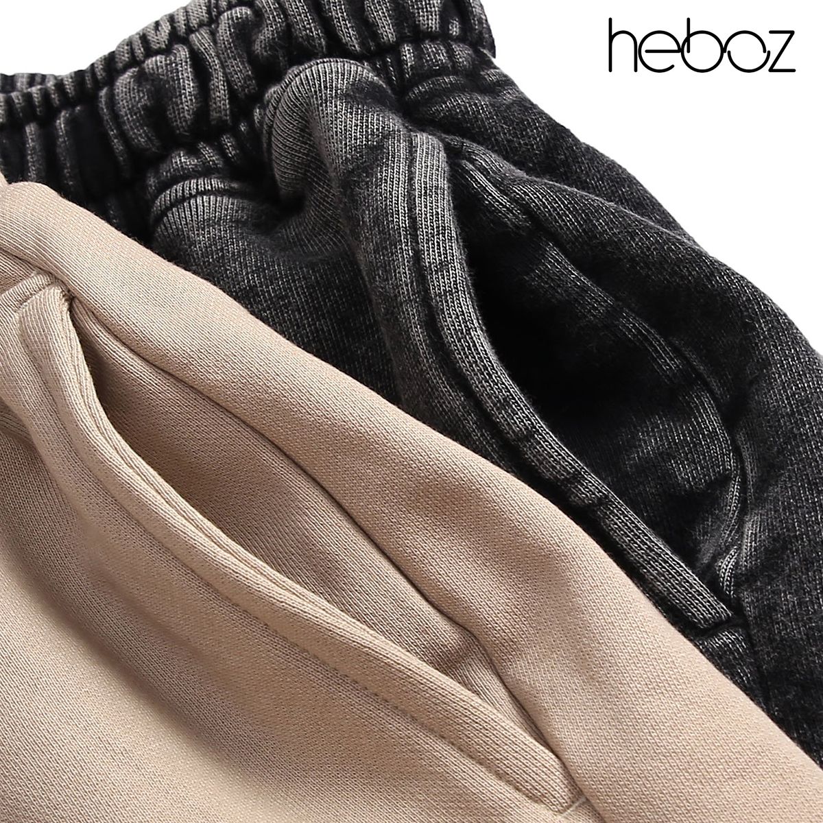 Quần short nỉ Heboz dây rút 5M - 00000683