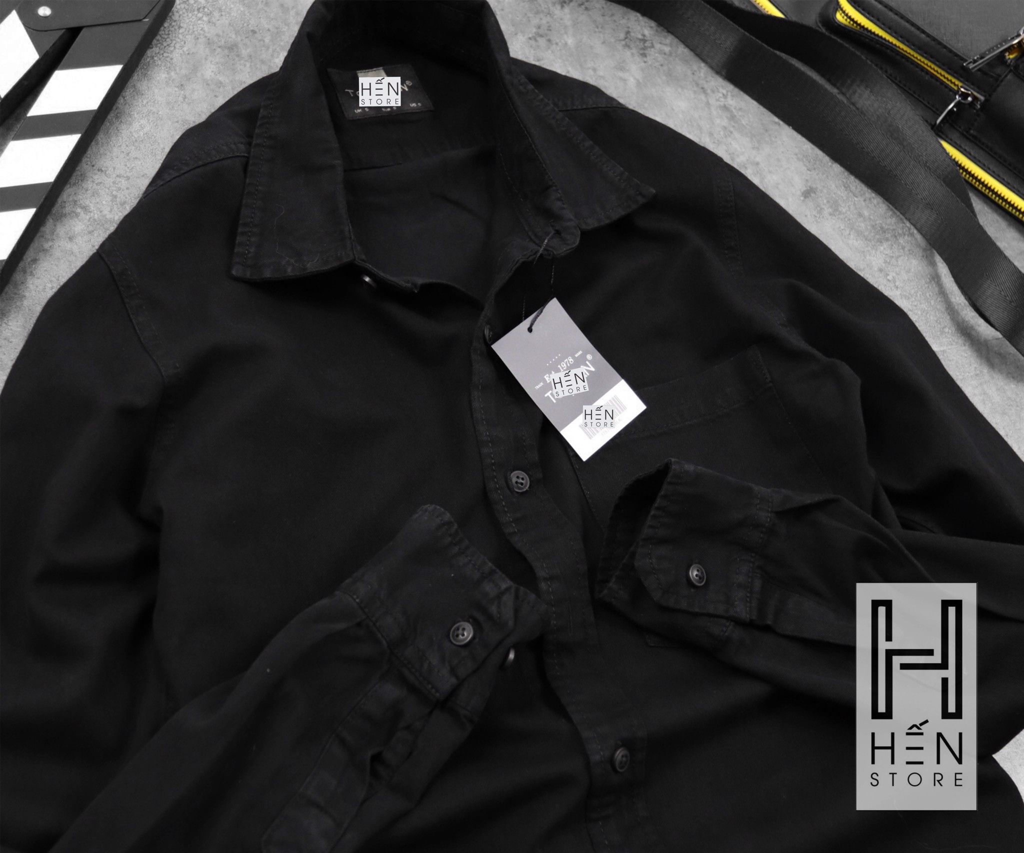 ÁO DENIM TM 1 TÚI
