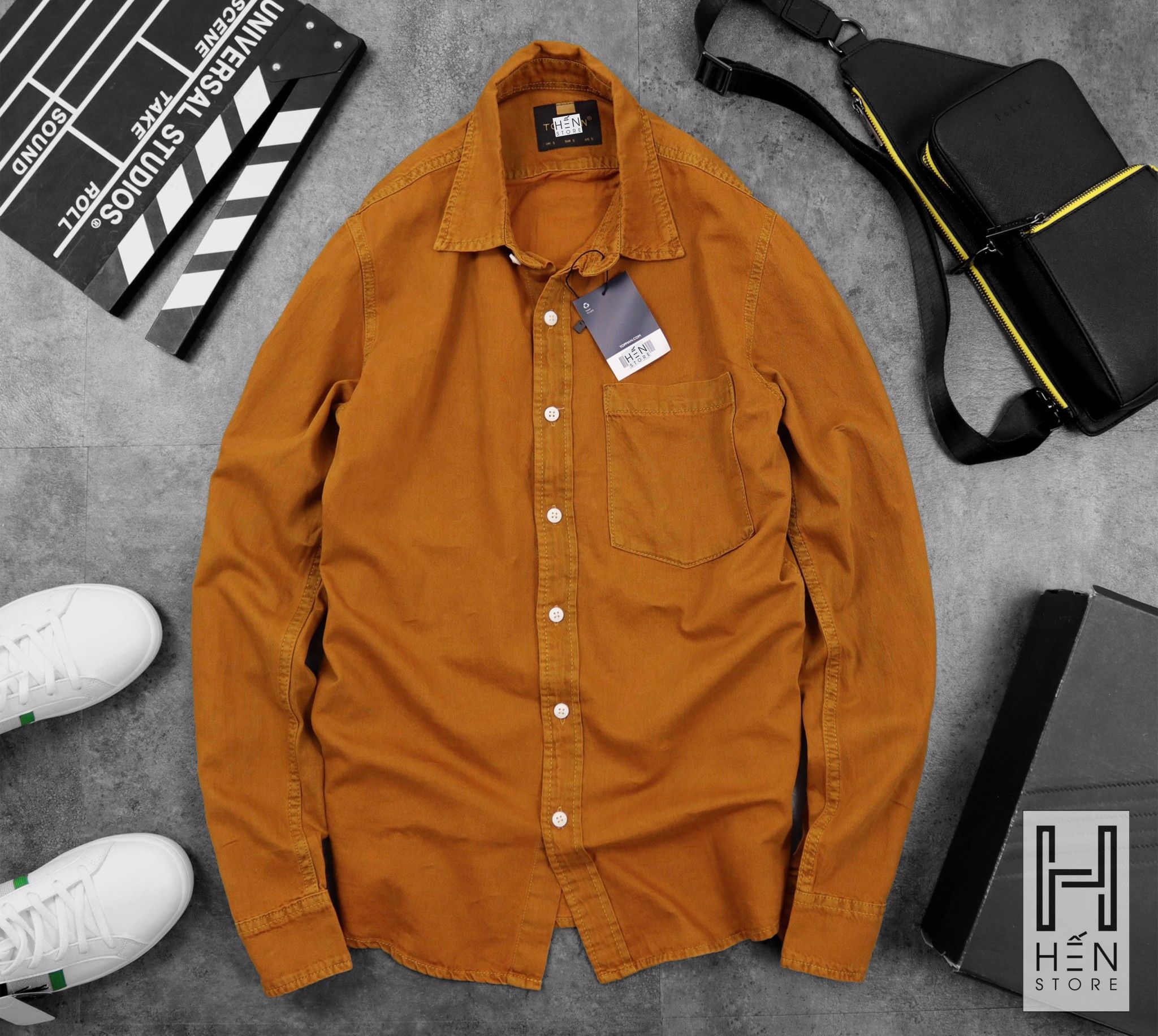 ÁO DENIM TM 1 TÚI