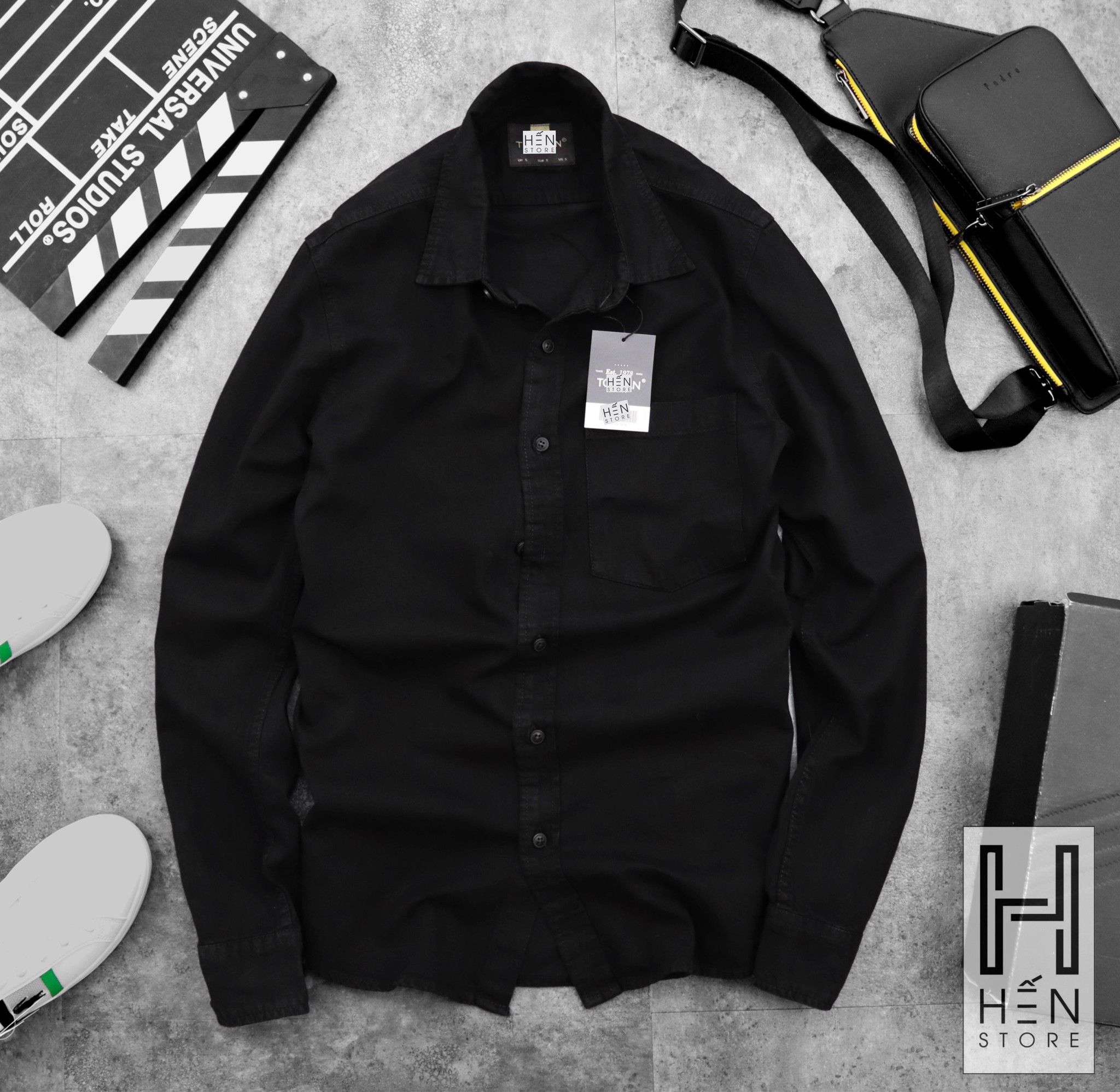 ÁO DENIM TM 1 TÚI