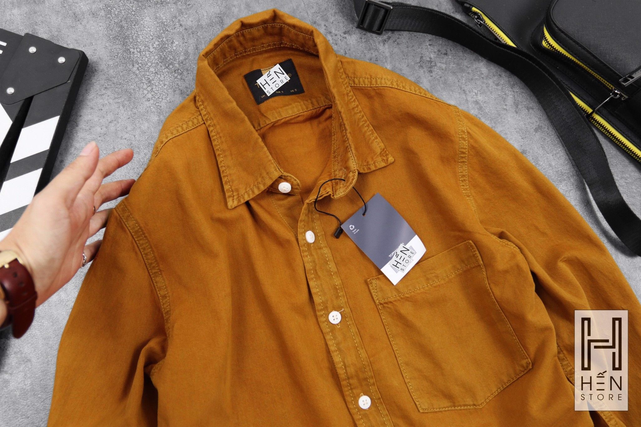 ÁO DENIM TM 1 TÚI