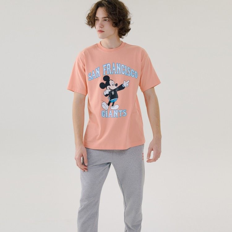 Áo thun M.L.B Mickey chữ 3M