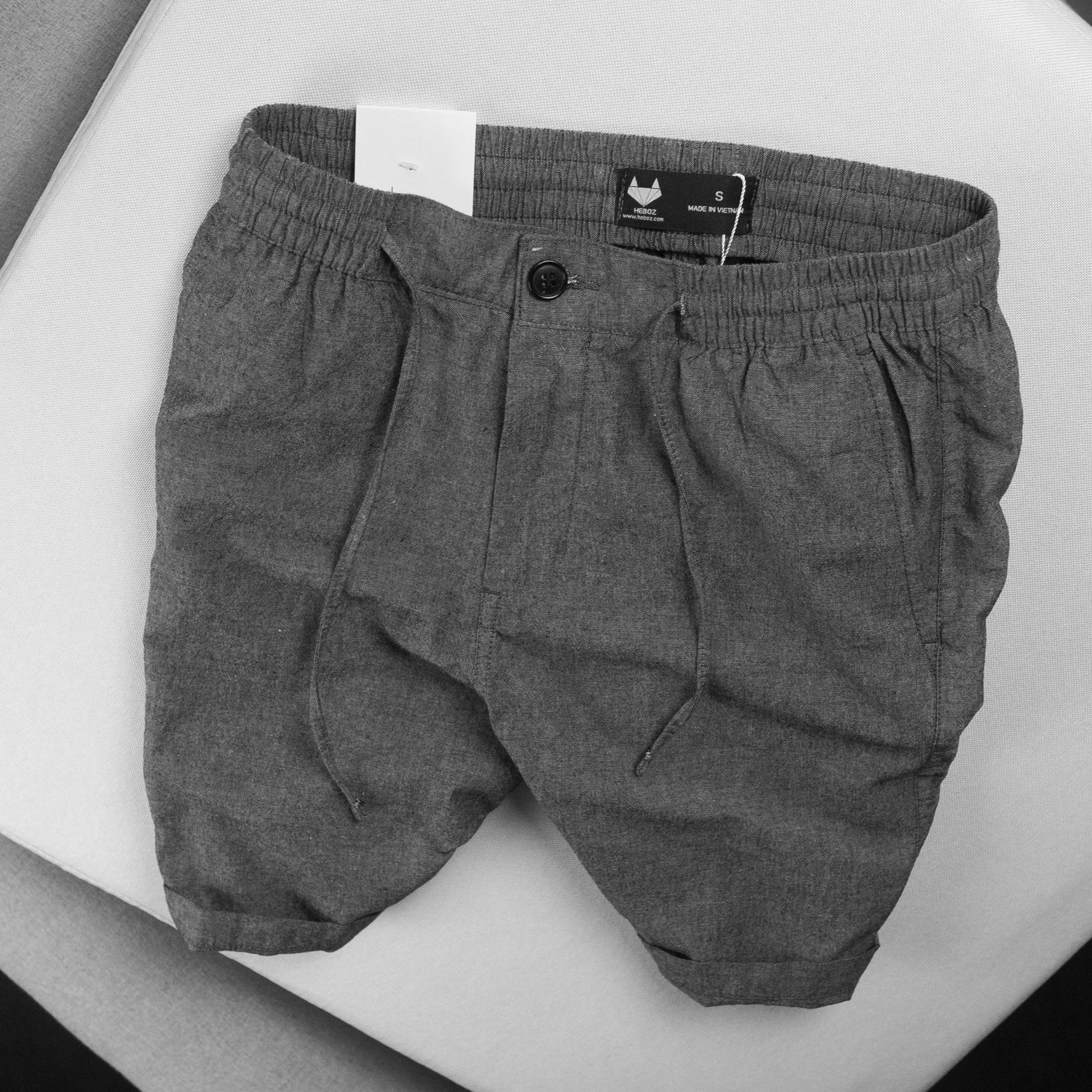 Quần short linen Heboz 6M