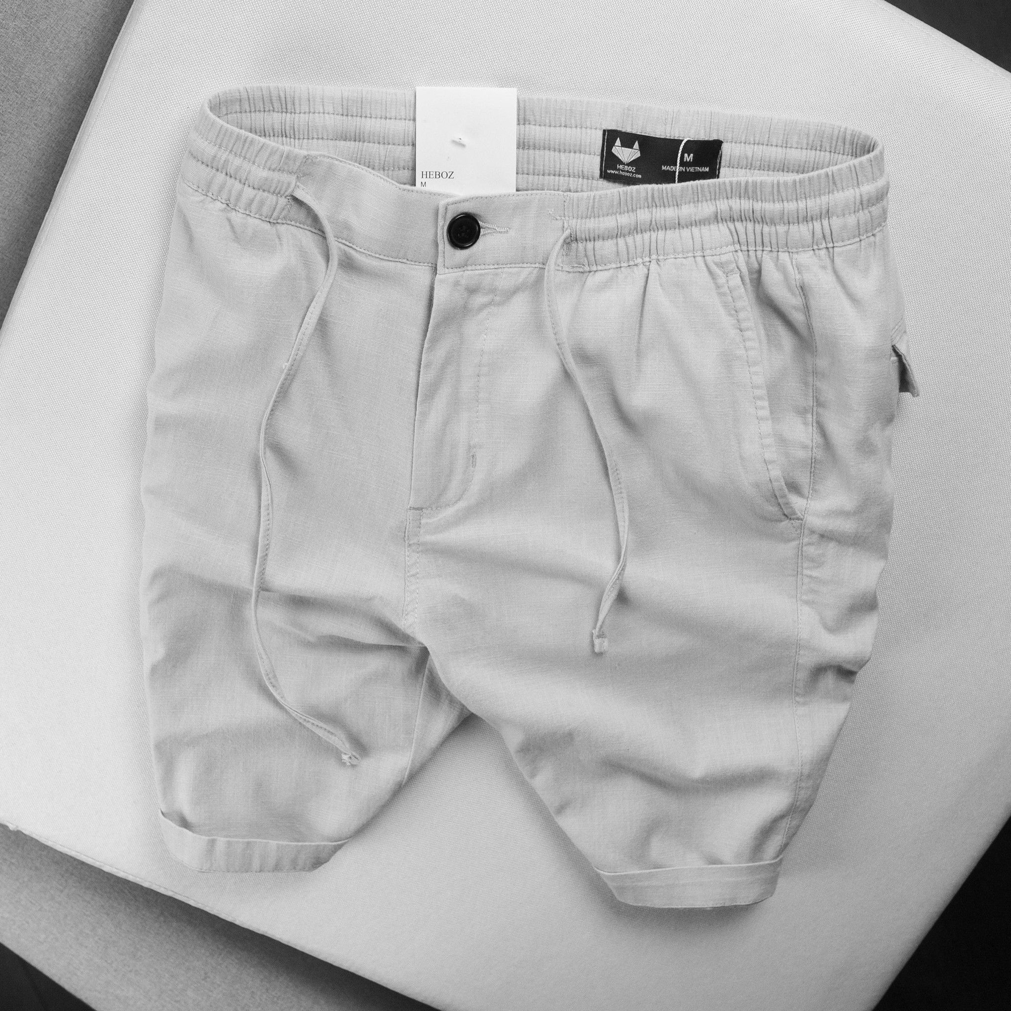 Quần short linen Heboz 6M