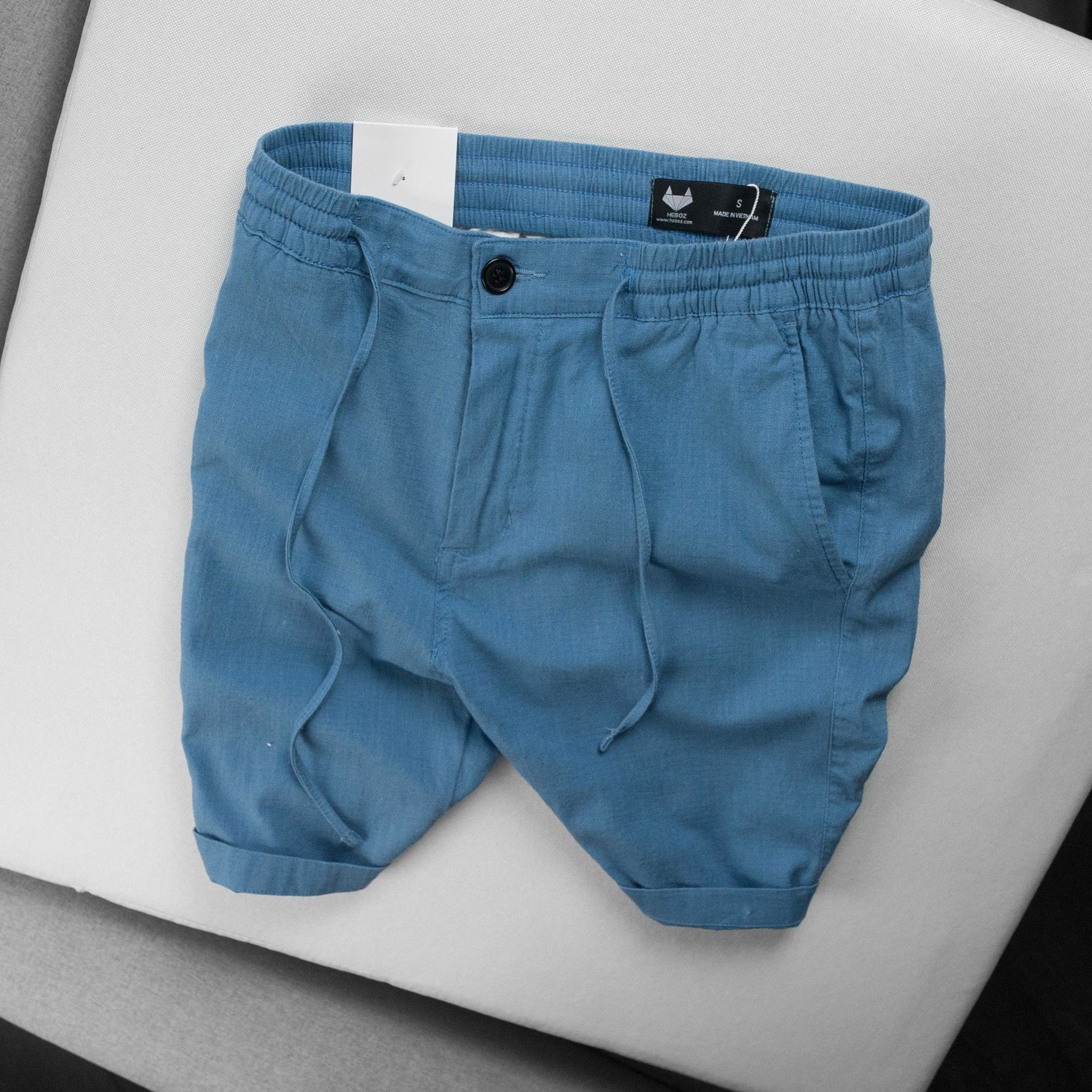 Quần short linen Heboz 6M