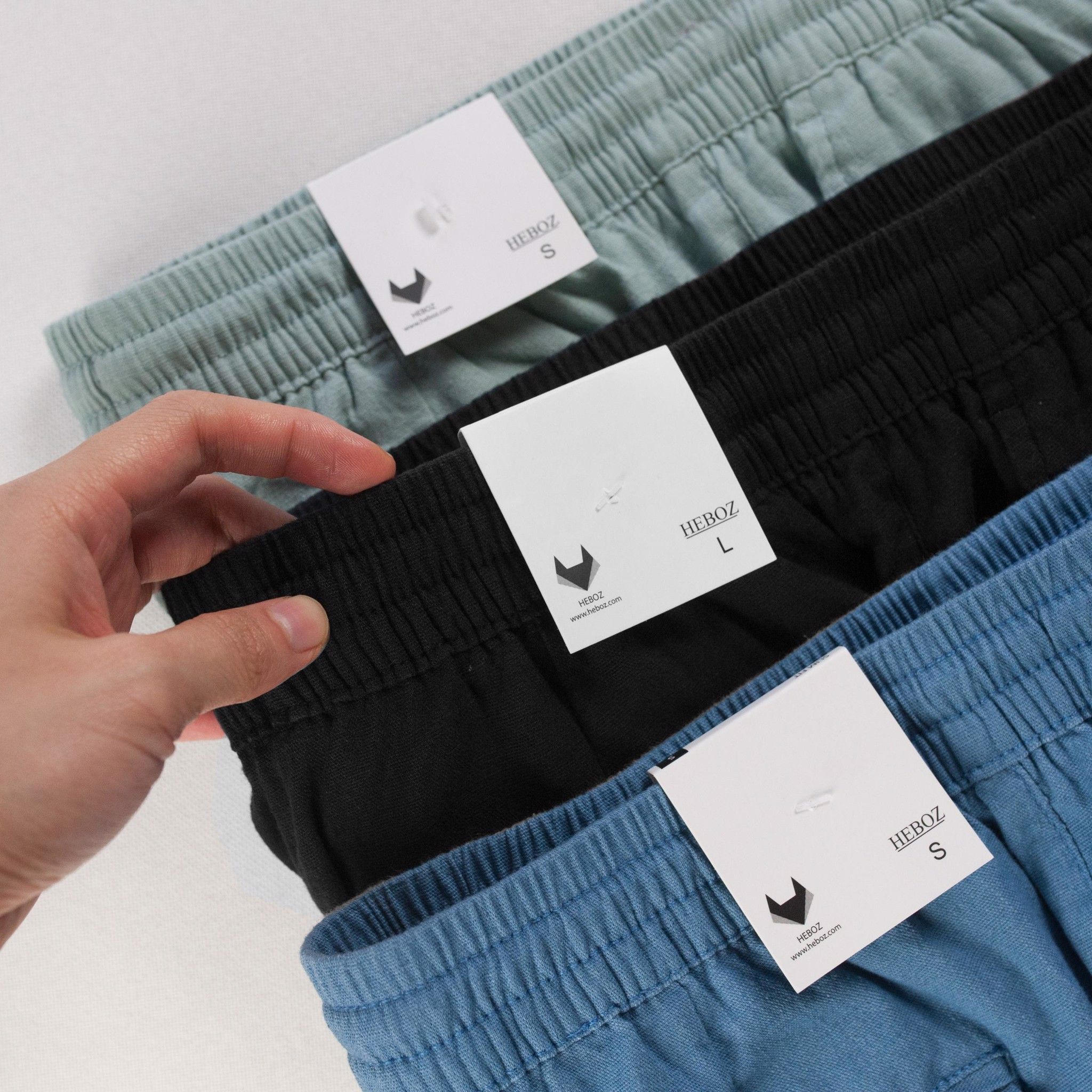 Quần short linen Heboz 6M