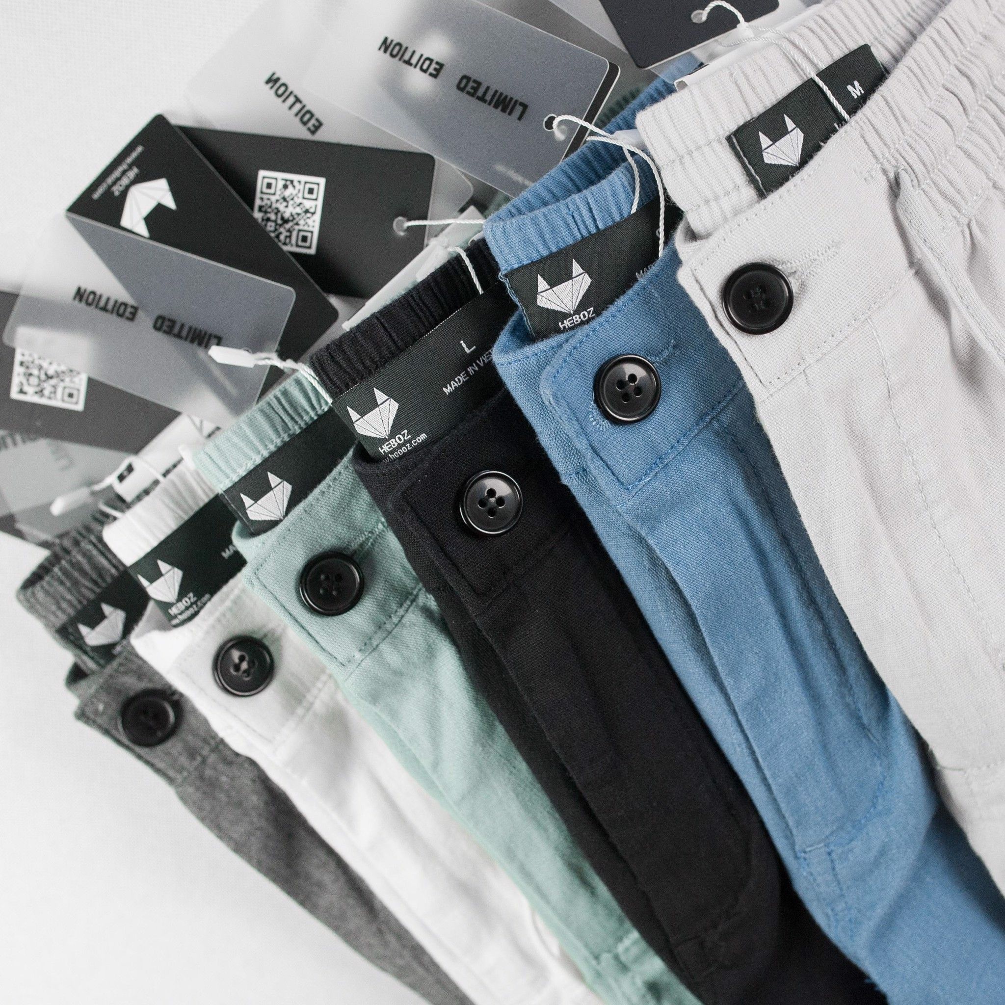 Quần short linen Heboz 6M