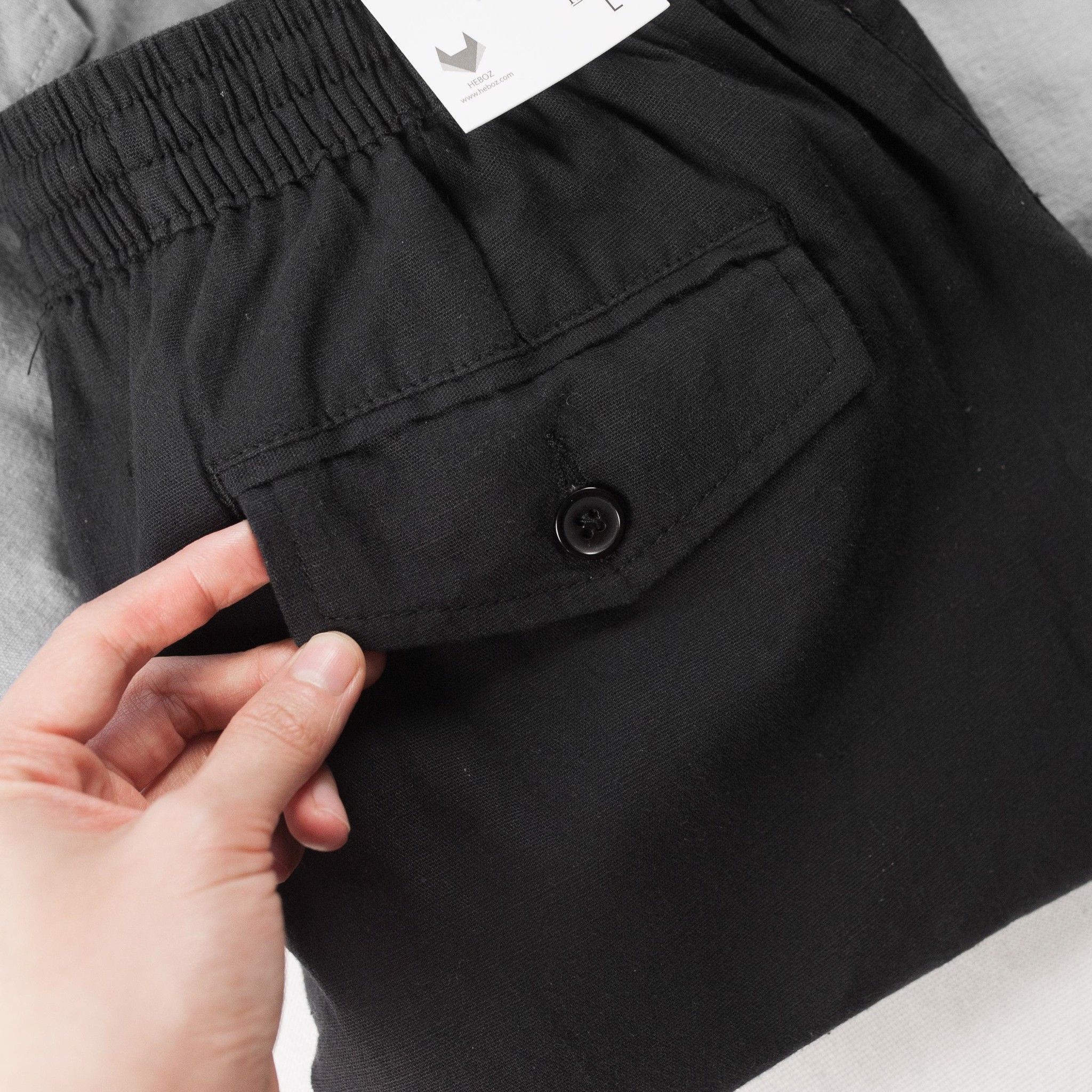Quần short linen Heboz 6M